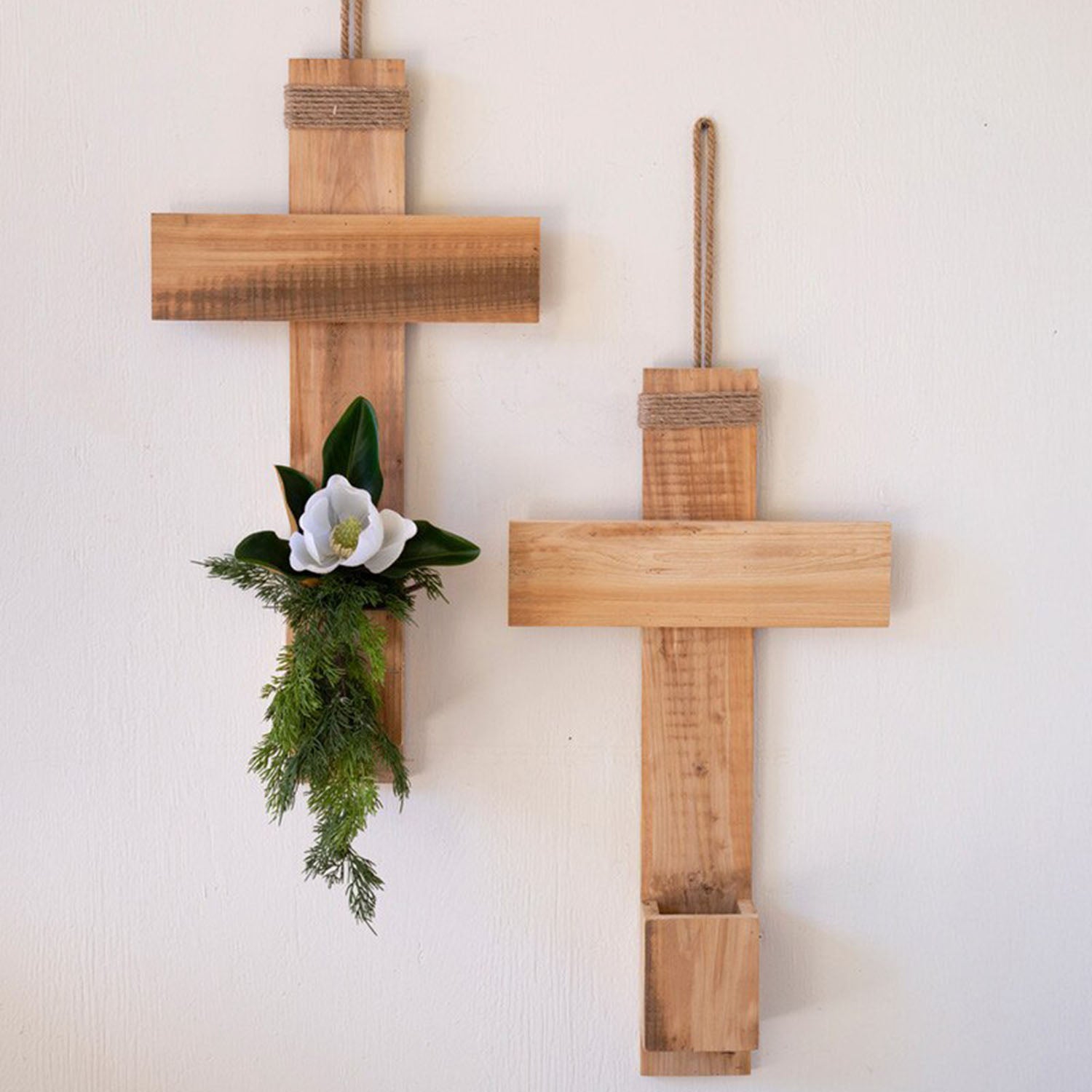 Cross Wall Planter Set of 2