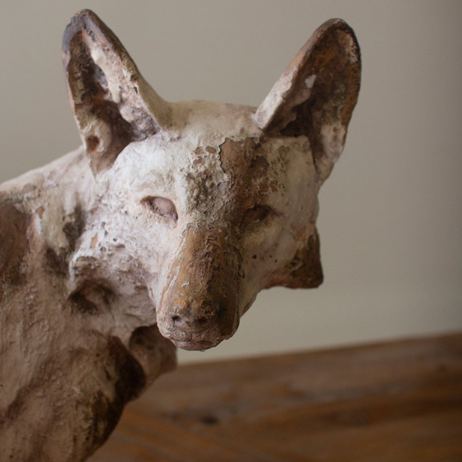 Faux Concrete Fox