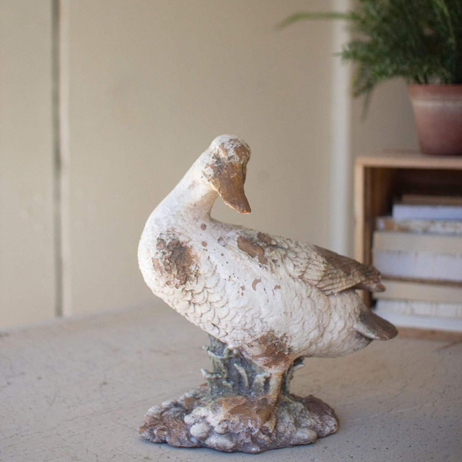 Faux Concrete Duck