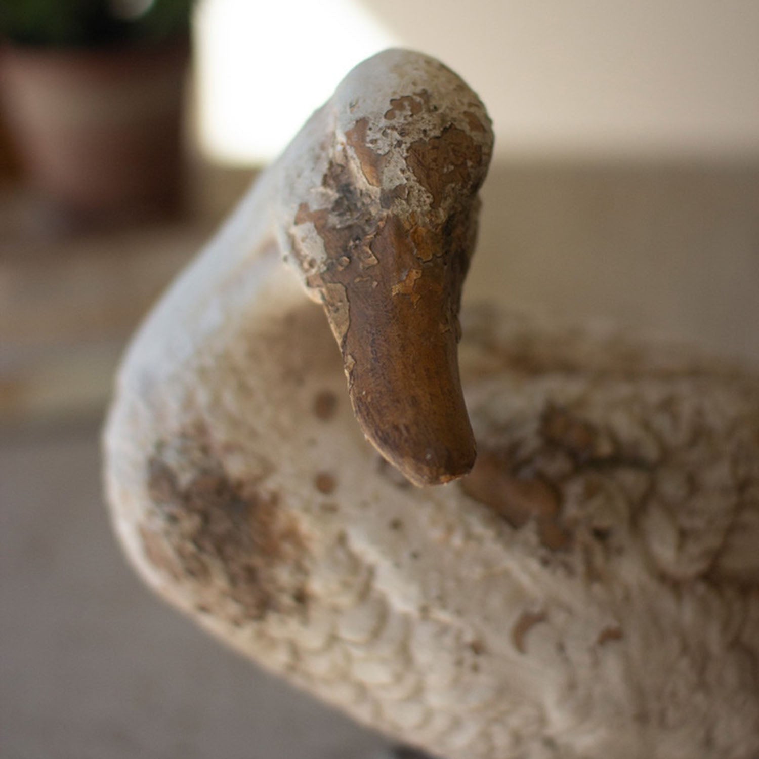 Faux Concrete Duck