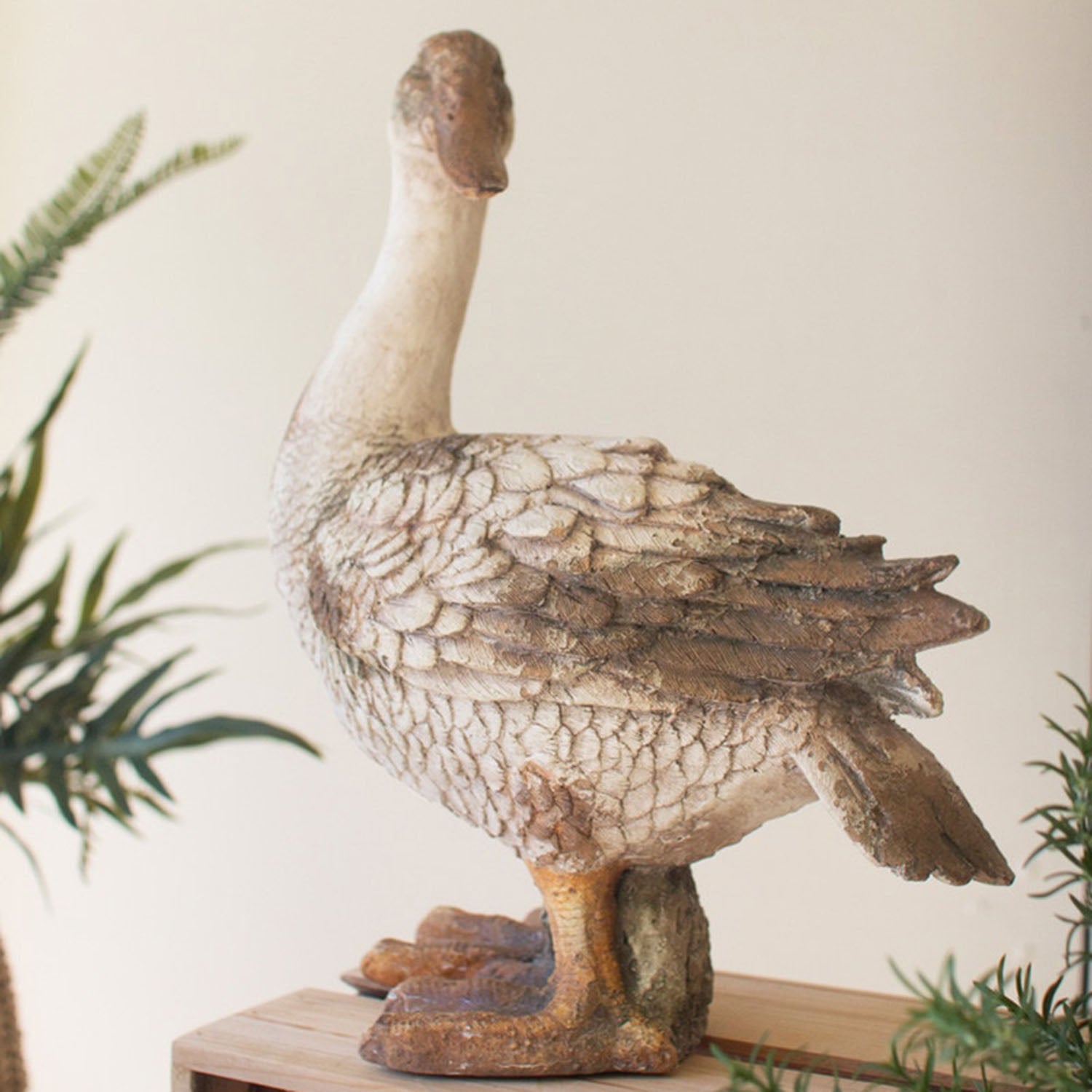 Faux Concrete Duck