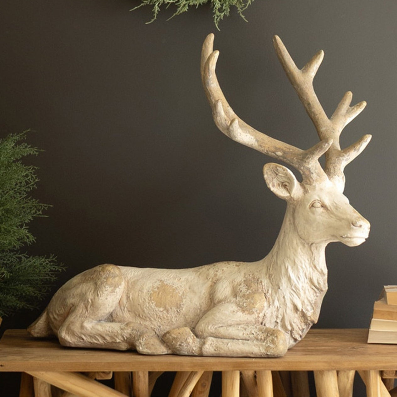 Faux Concrete Deer