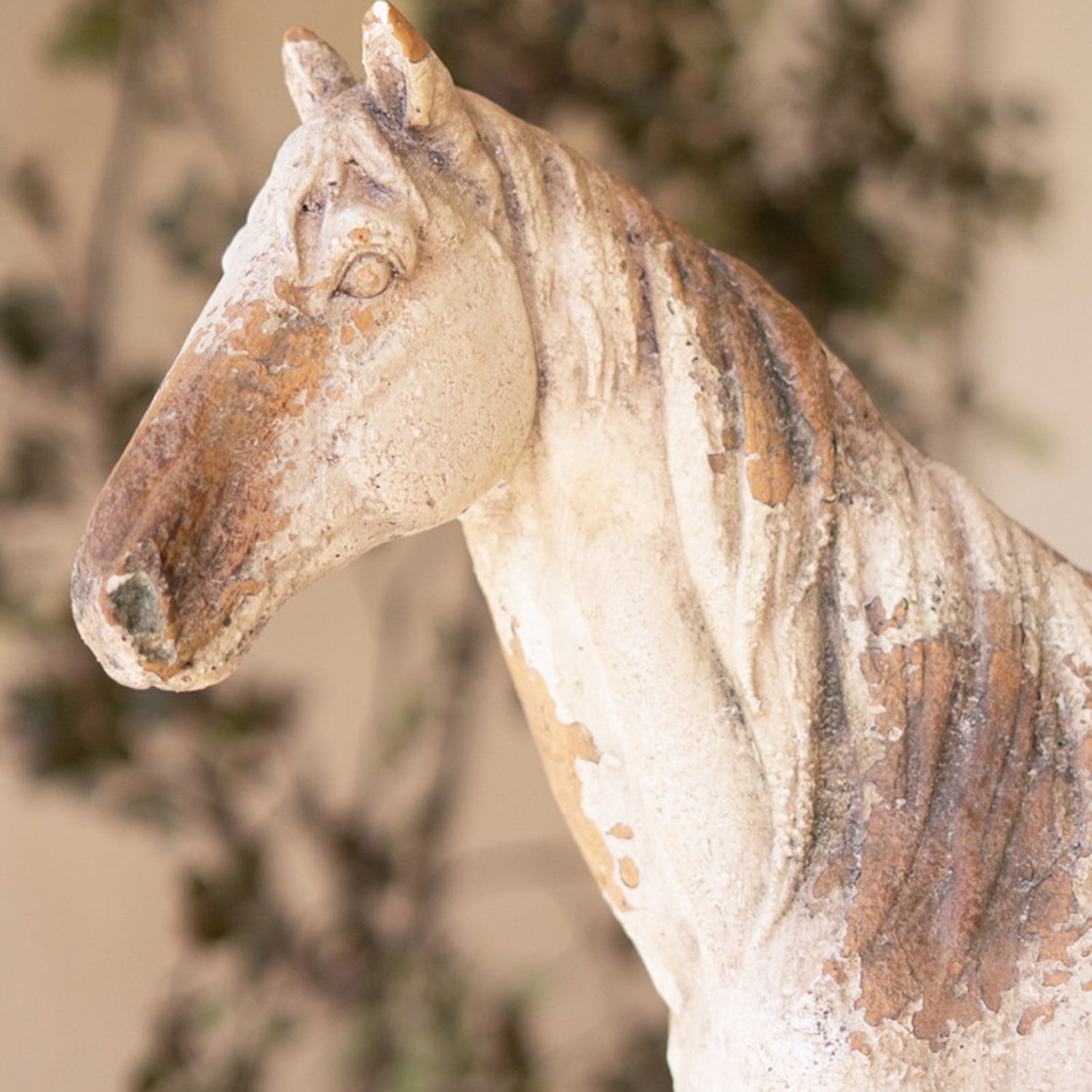 Faux Concrete Horse
