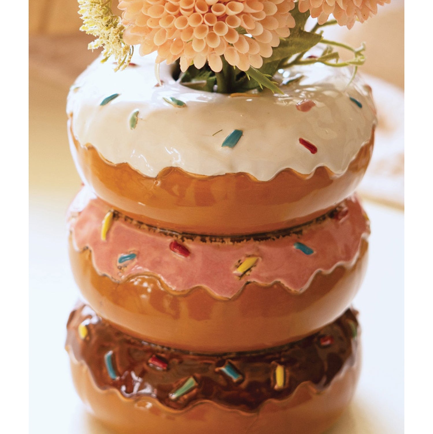 Stacked Donut Vase