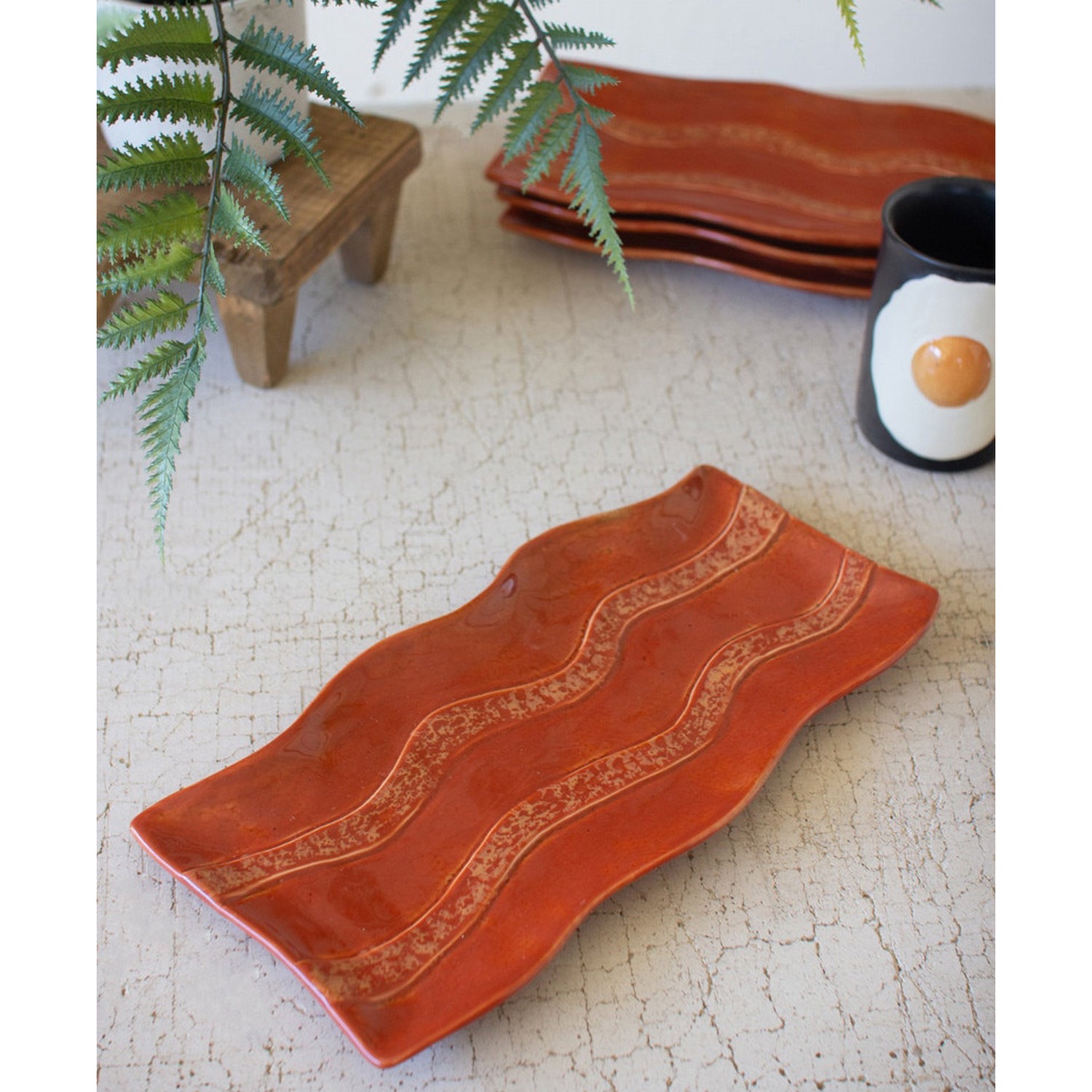 Bacon Platter Set of 4