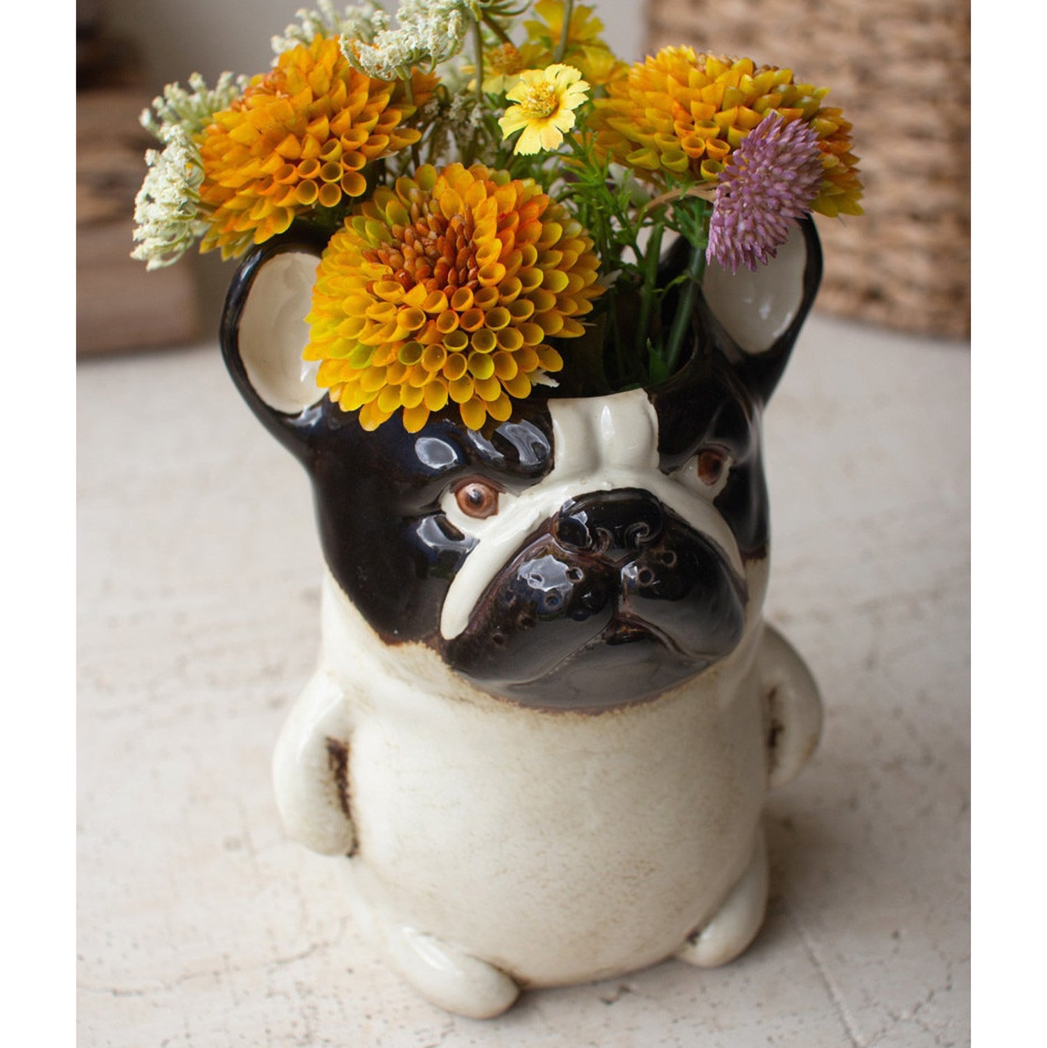 French Bulldog Planter