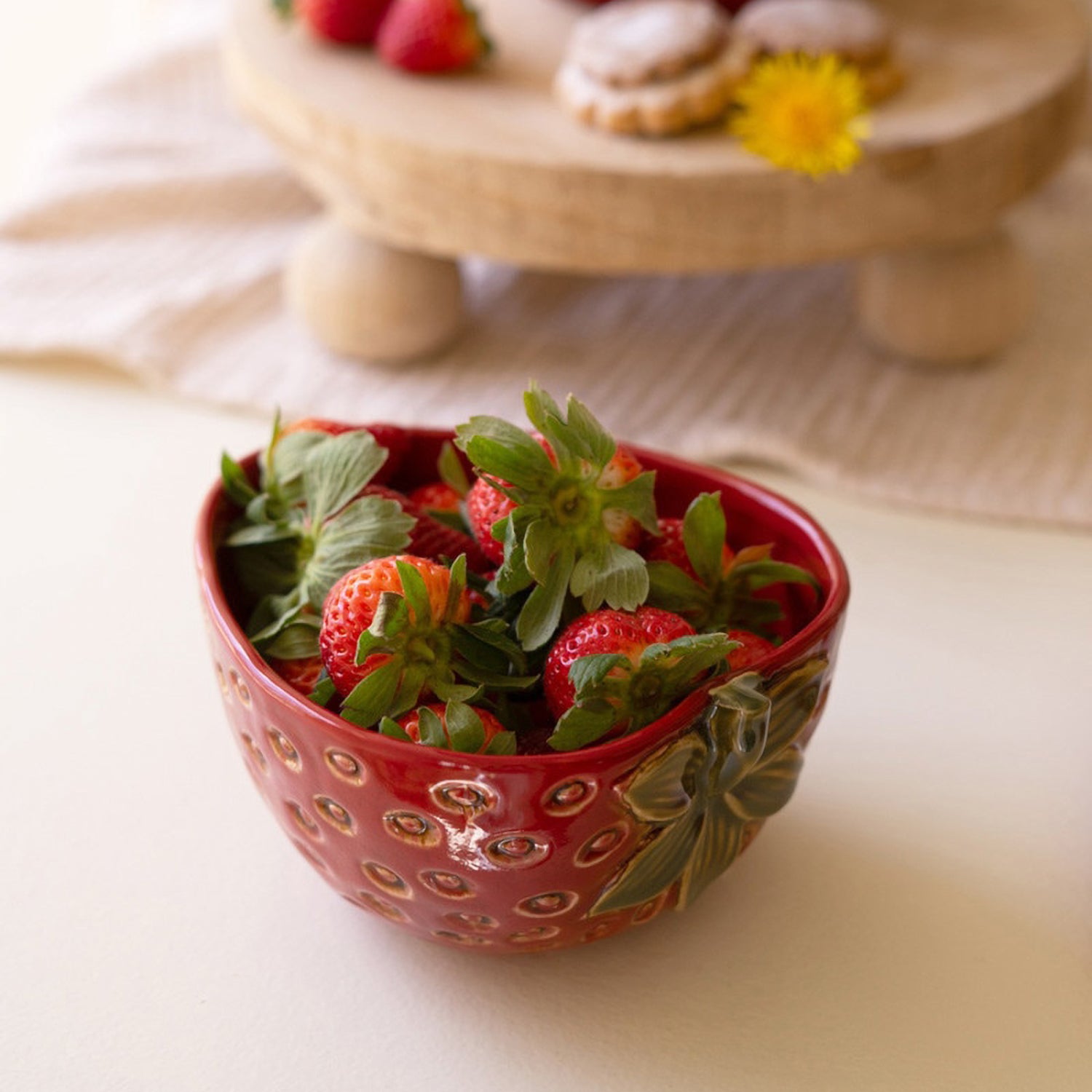 Strawberry Bowl Set of 2
