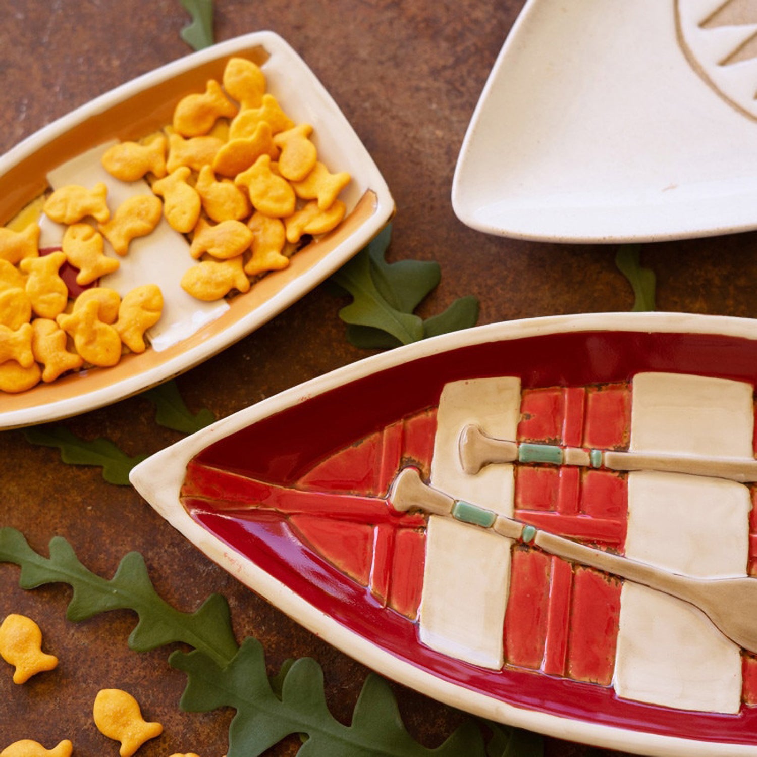 Boat Platter Set of 2