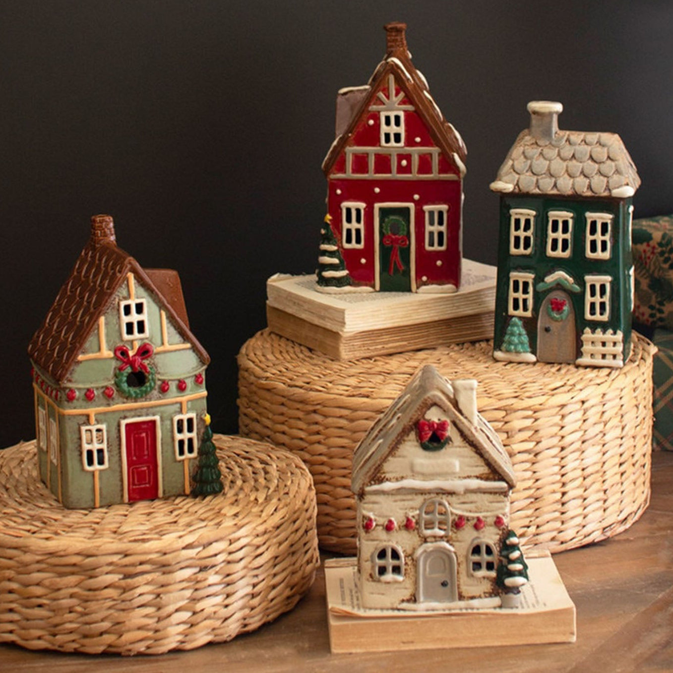 Christmas Village Set of 4