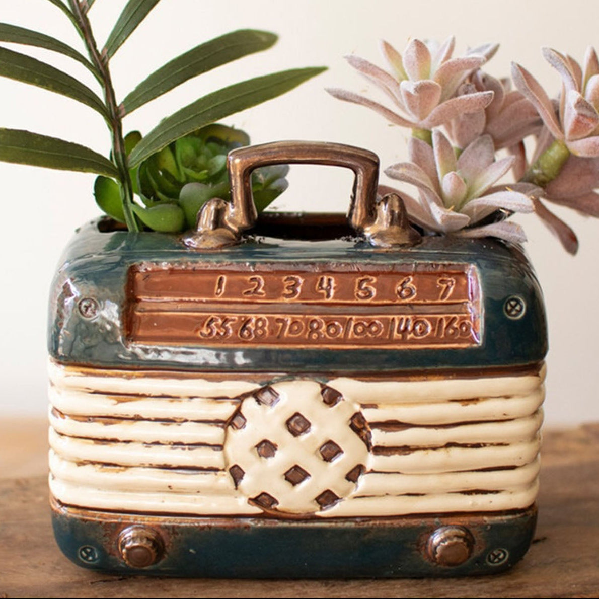 Vintage Radio Vase
