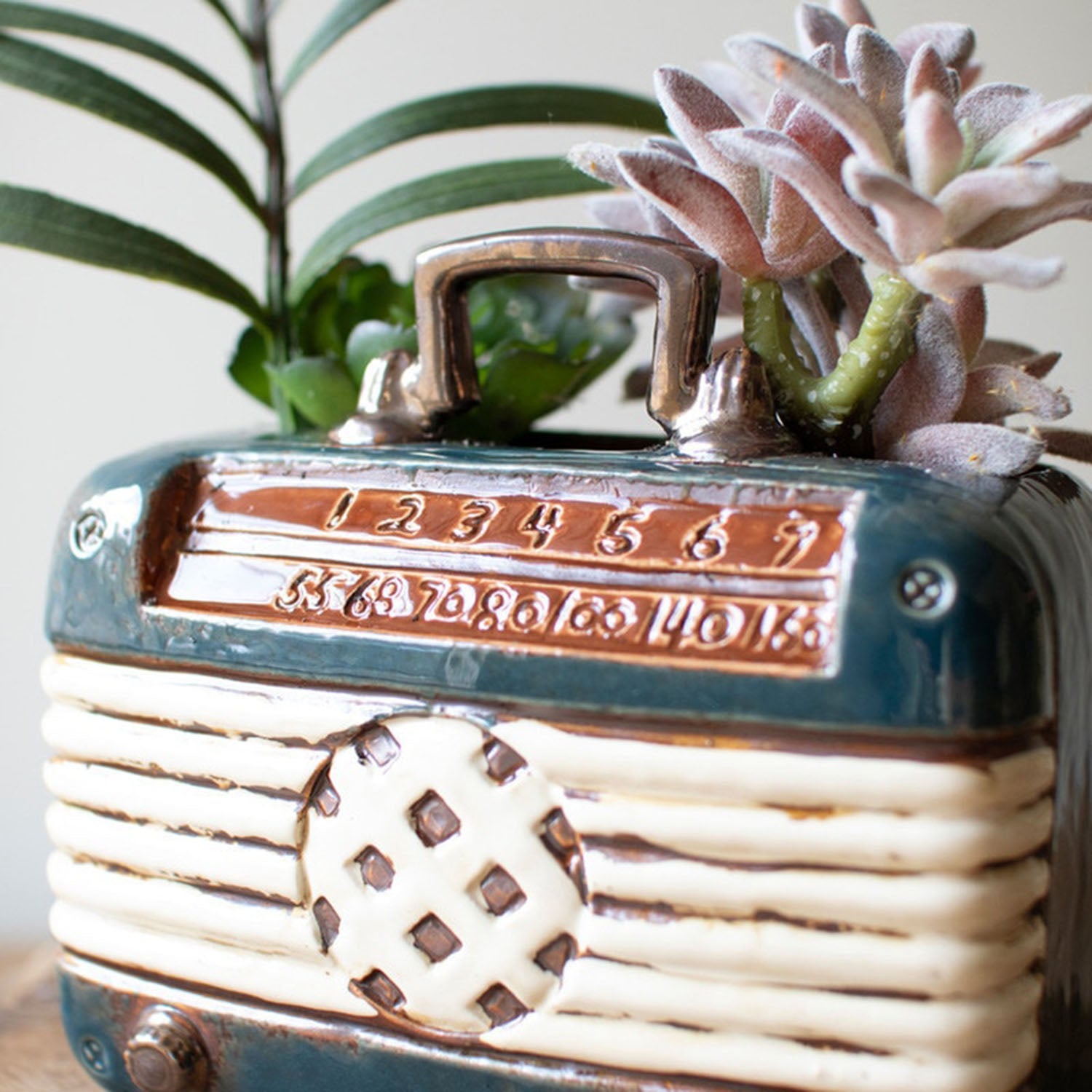 Vintage Radio Vase