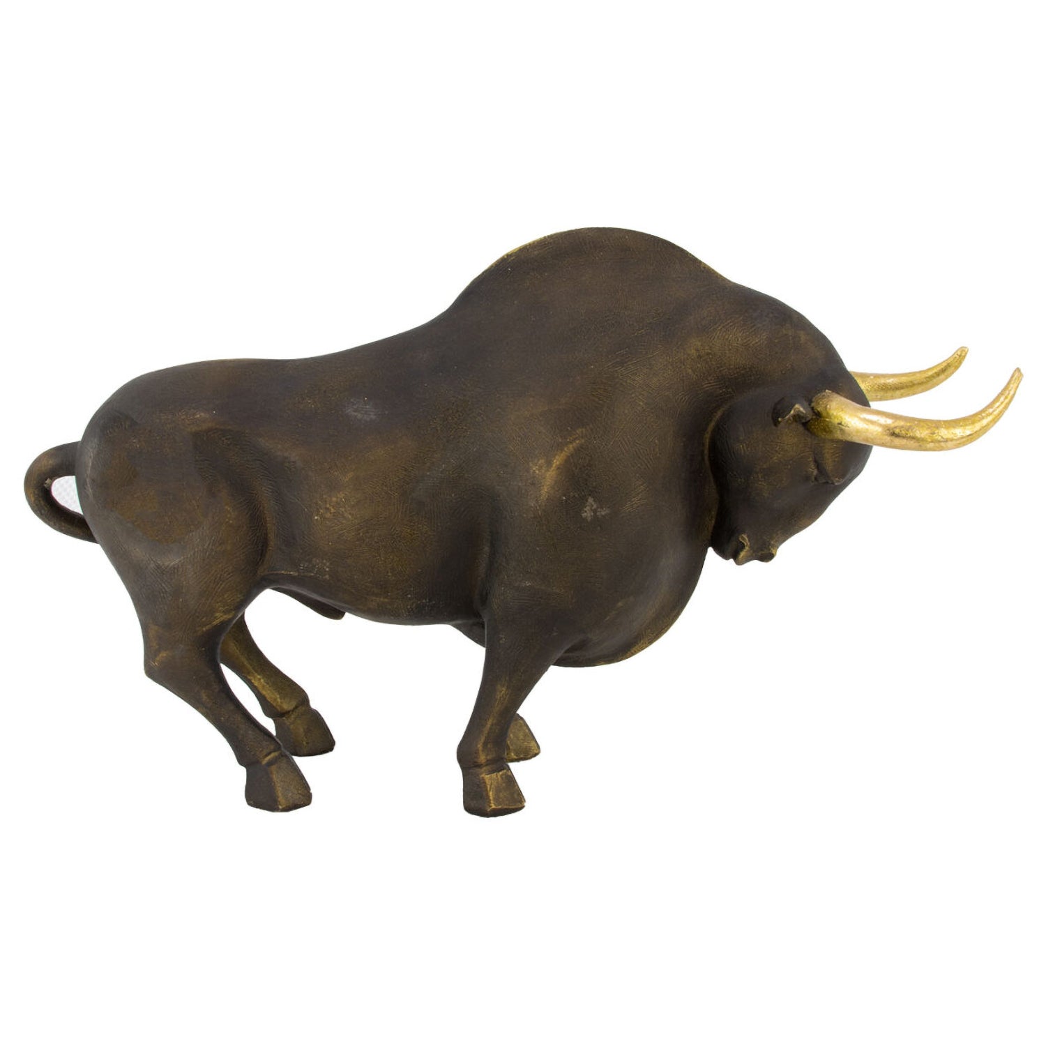 Bronze Bull Sculpture