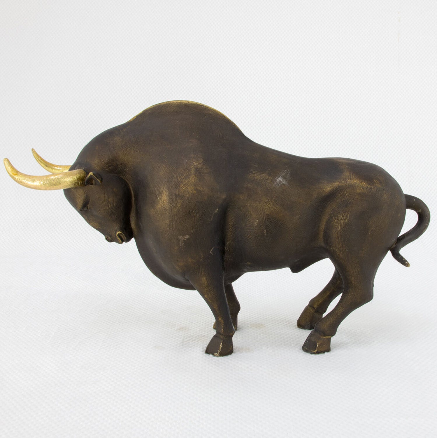 Bronze Bull Sculpture