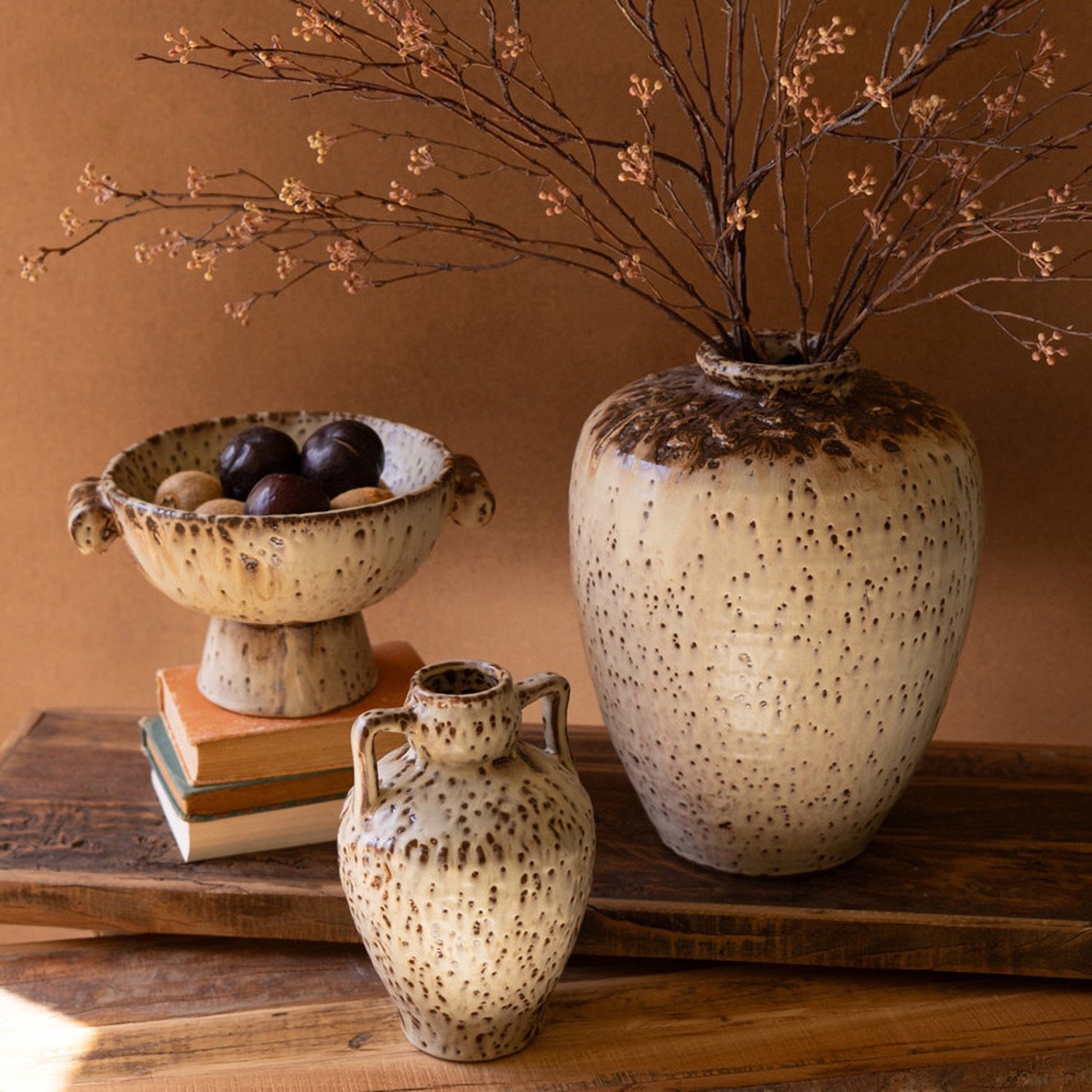 Rustic Ceramic Urn