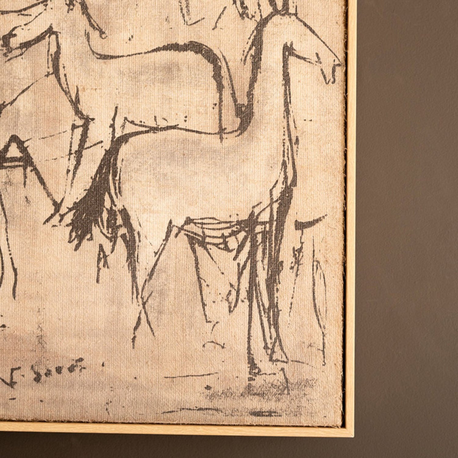 1000 Horses Framed Artwork