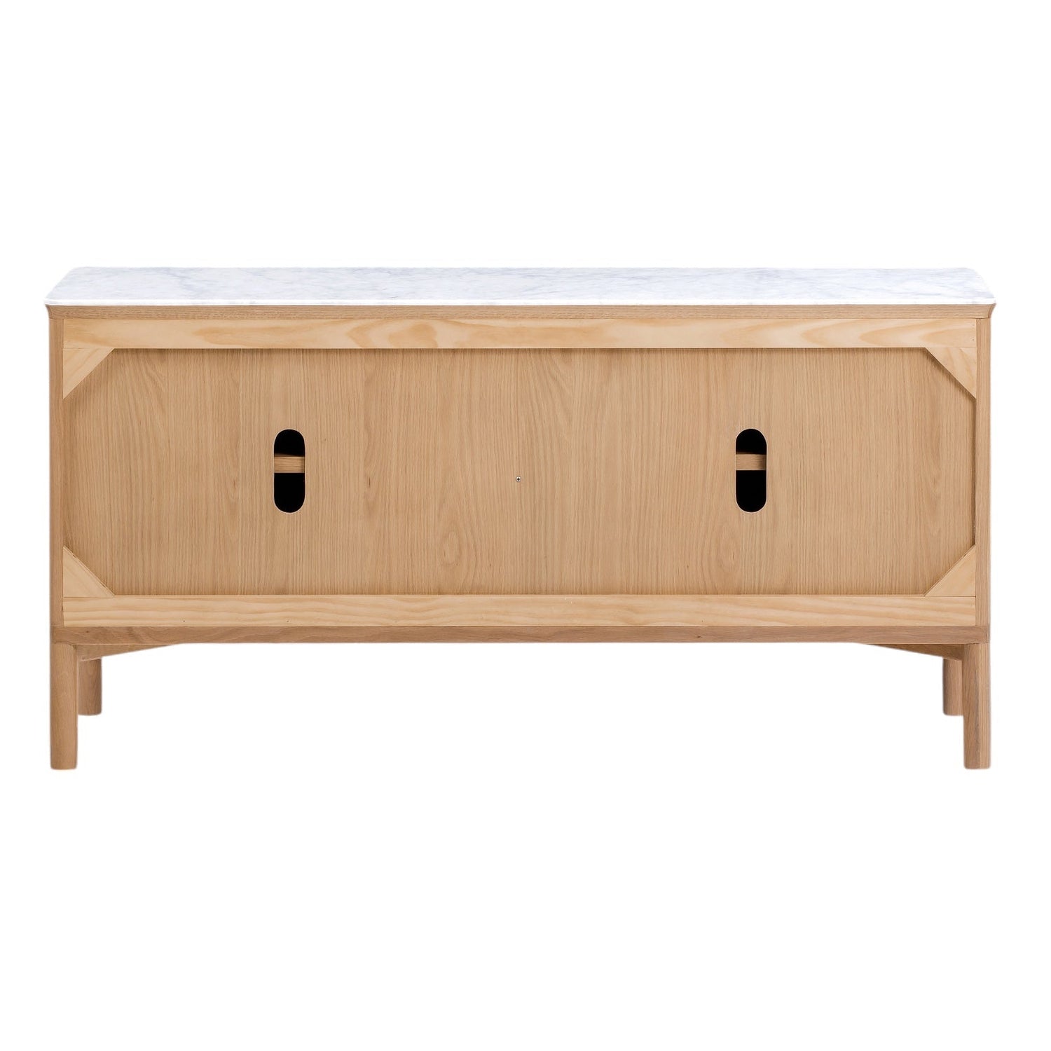 Co. House Designs Olive Reeded Natural Oak Sideboard