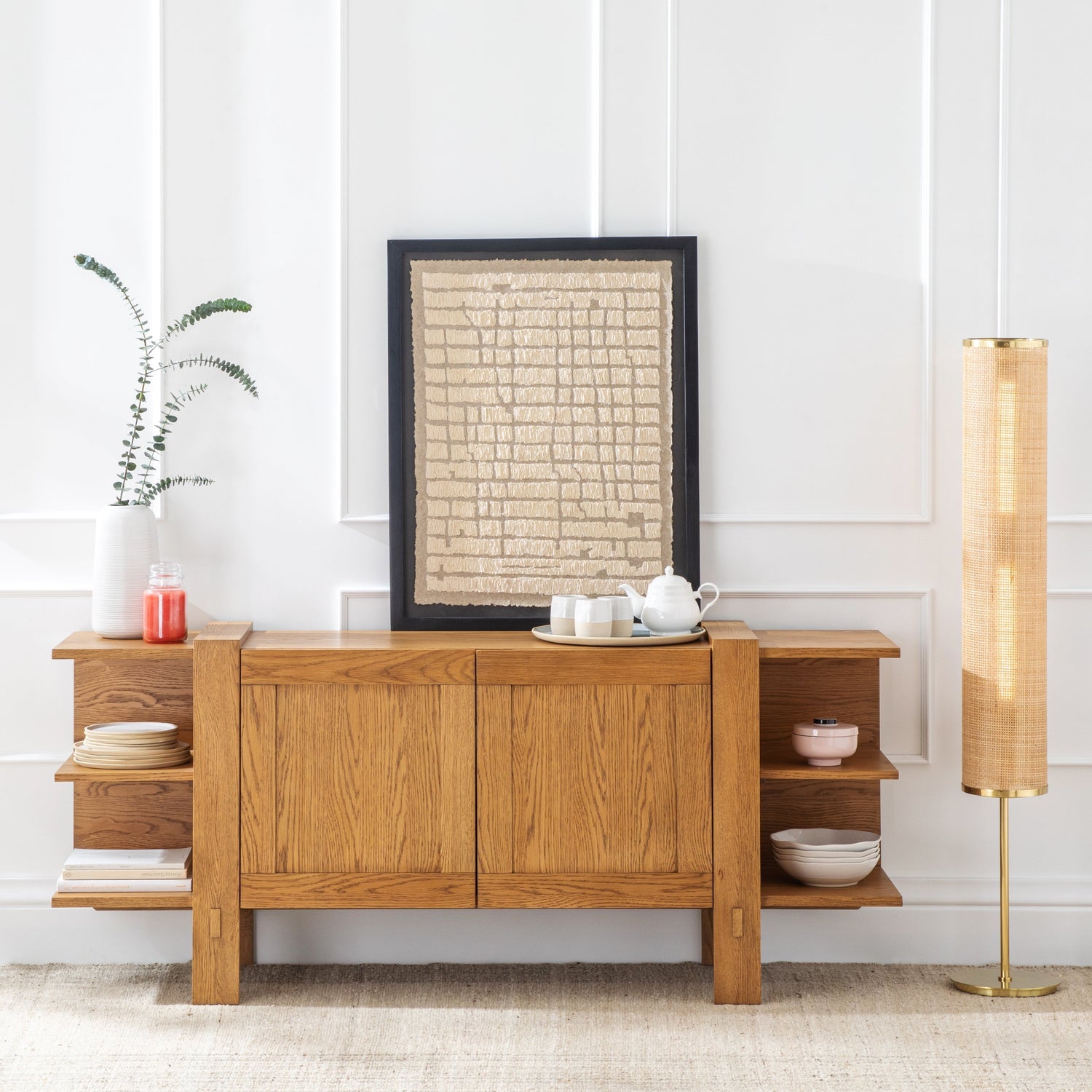Co. House Designs Saguaro Oak Honey Sideboard