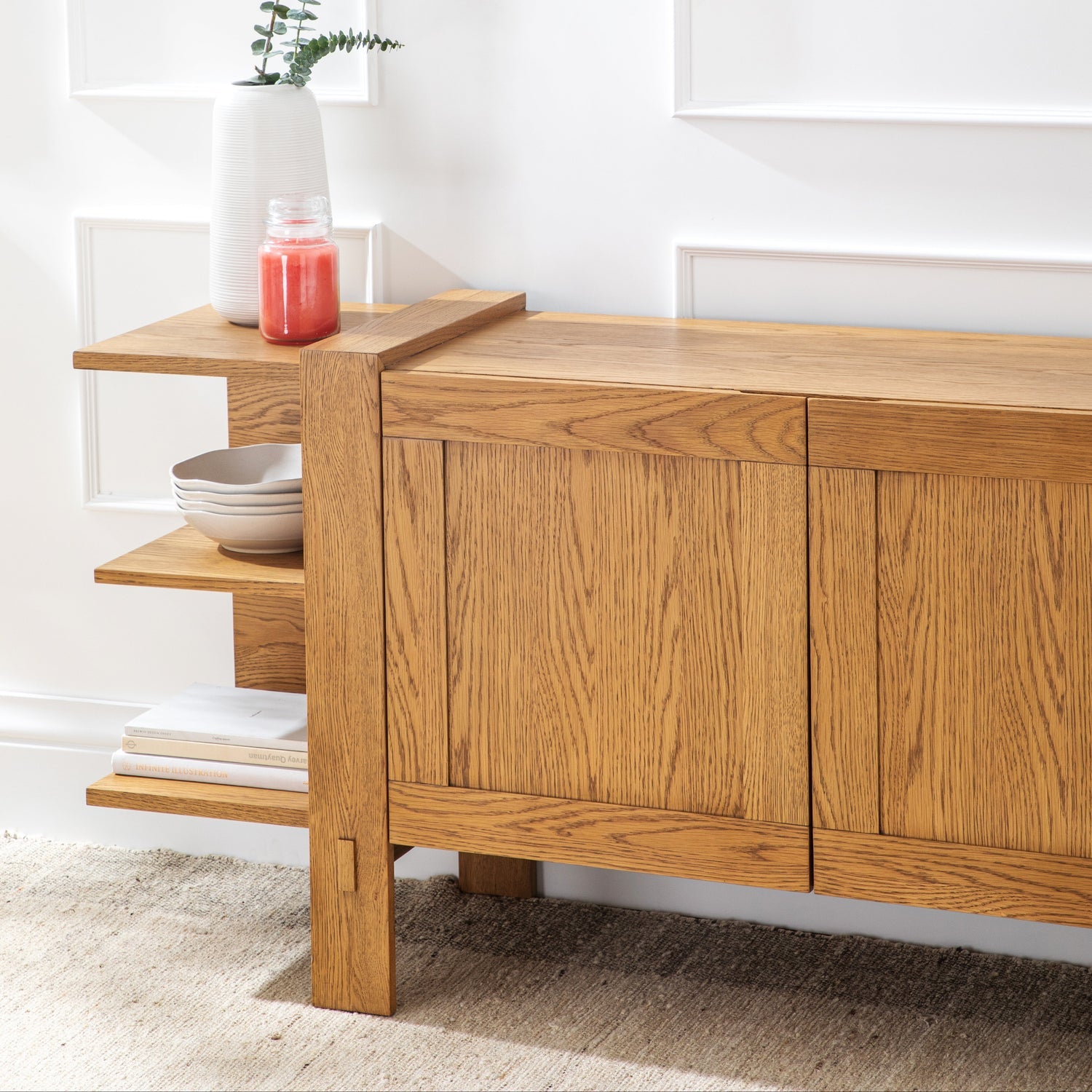 Co. House Designs Saguaro Oak Honey Sideboard