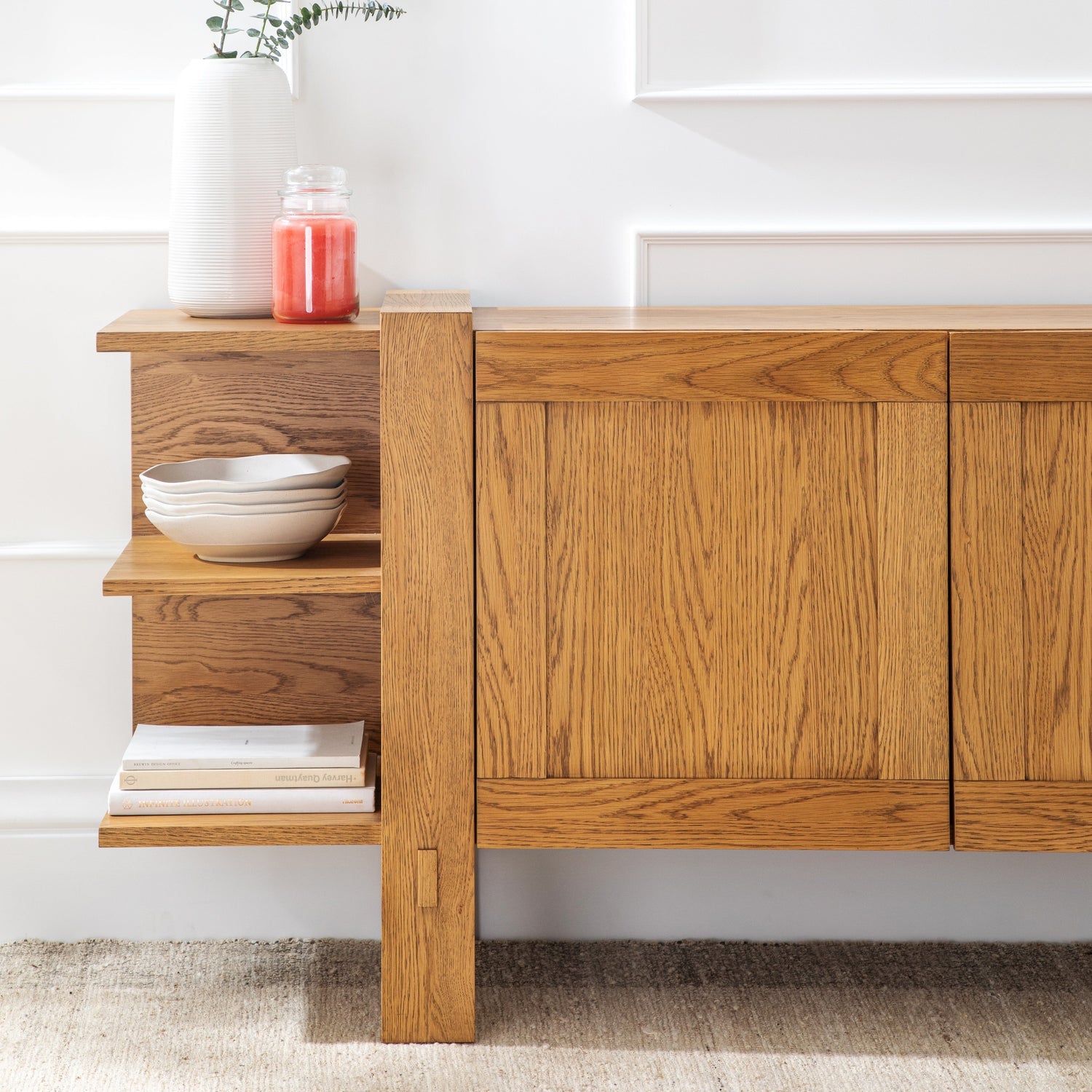 Co. House Designs Saguaro Oak Honey Sideboard