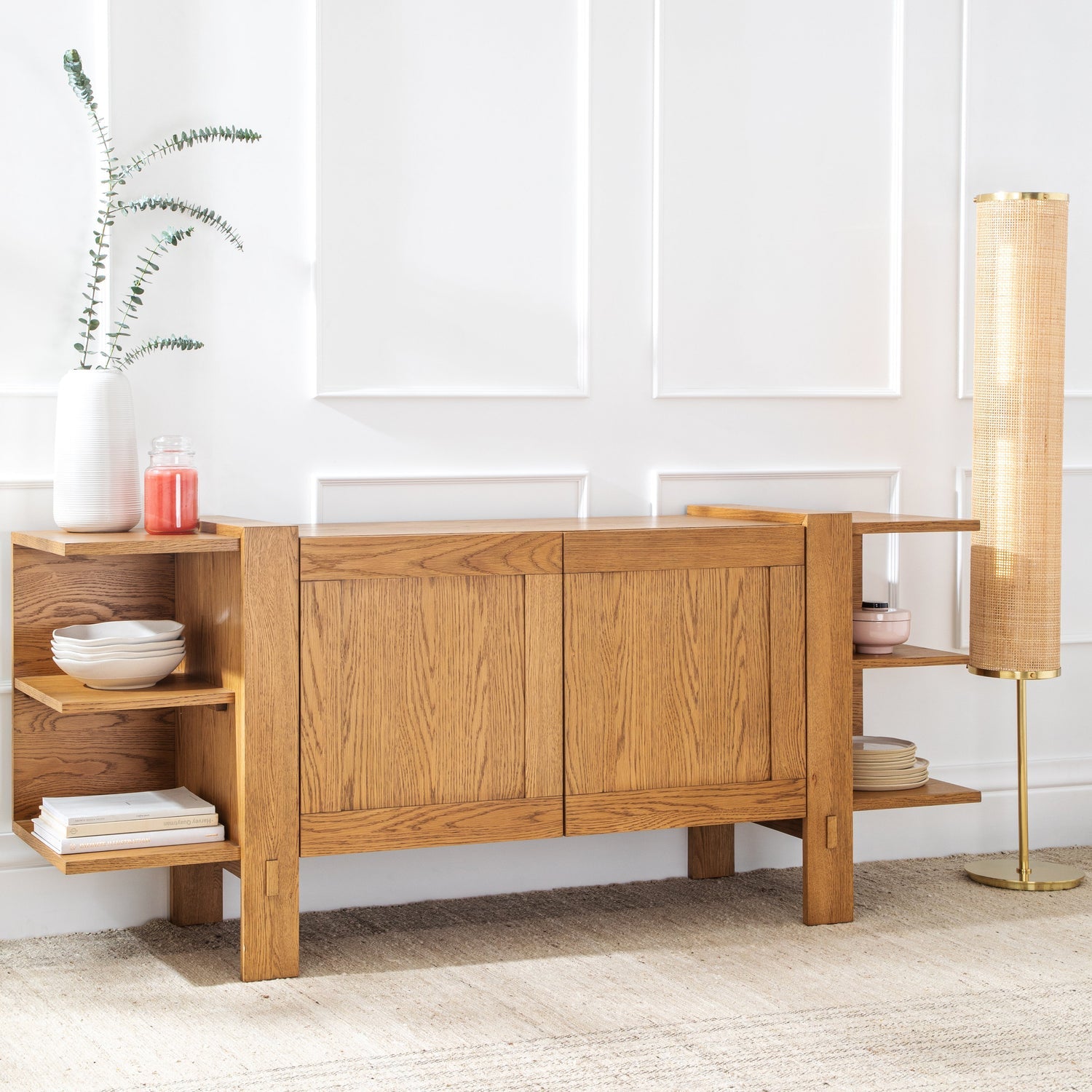 Co. House Designs Saguaro Oak Honey Sideboard