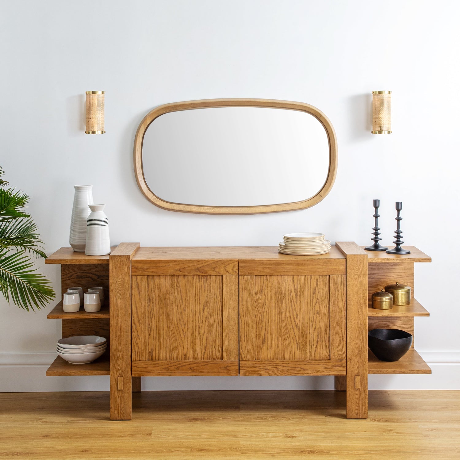Co. House Designs Saguaro Oak Honey Sideboard