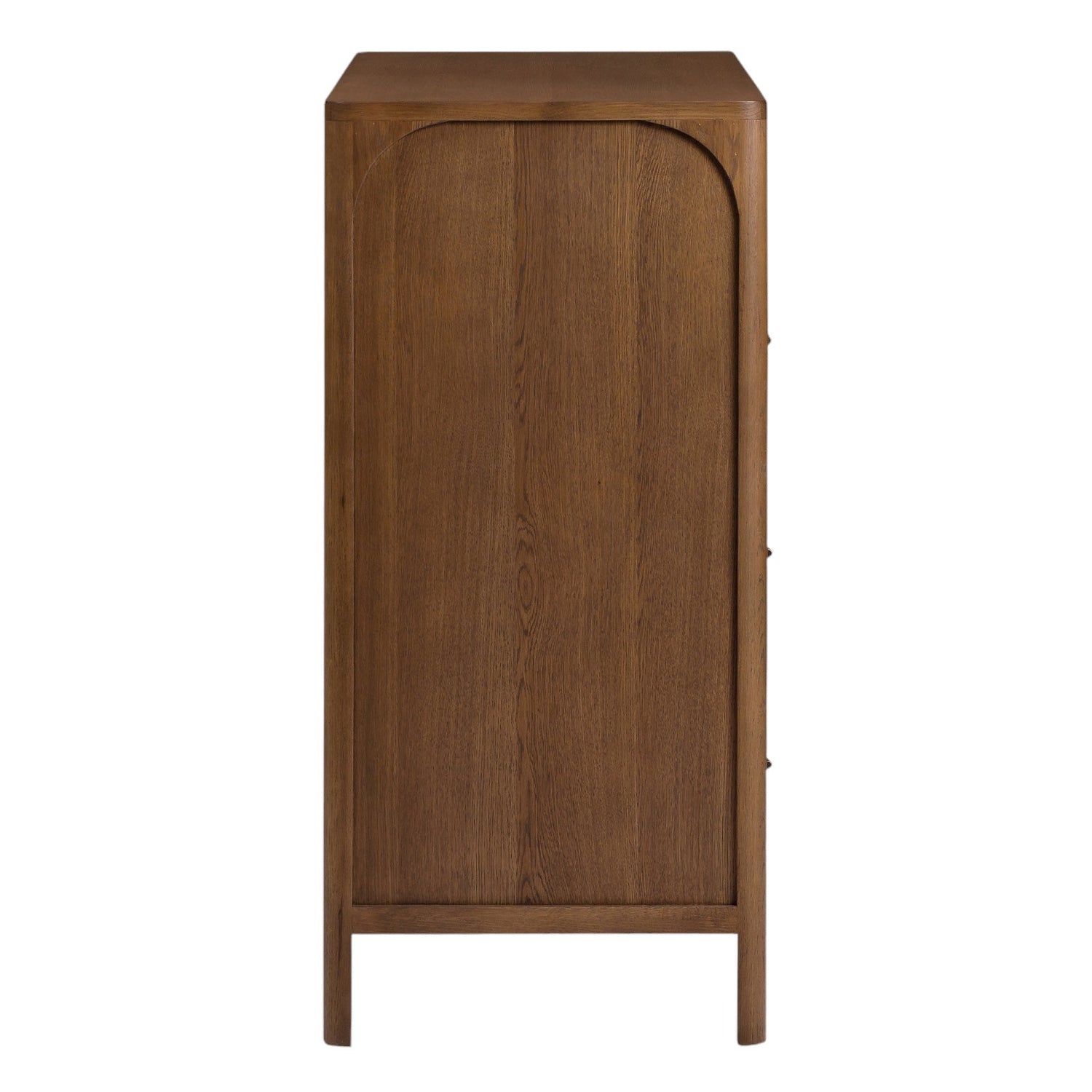 Co. House Designs Cali 6-Drawer Oak Walnut Dresser