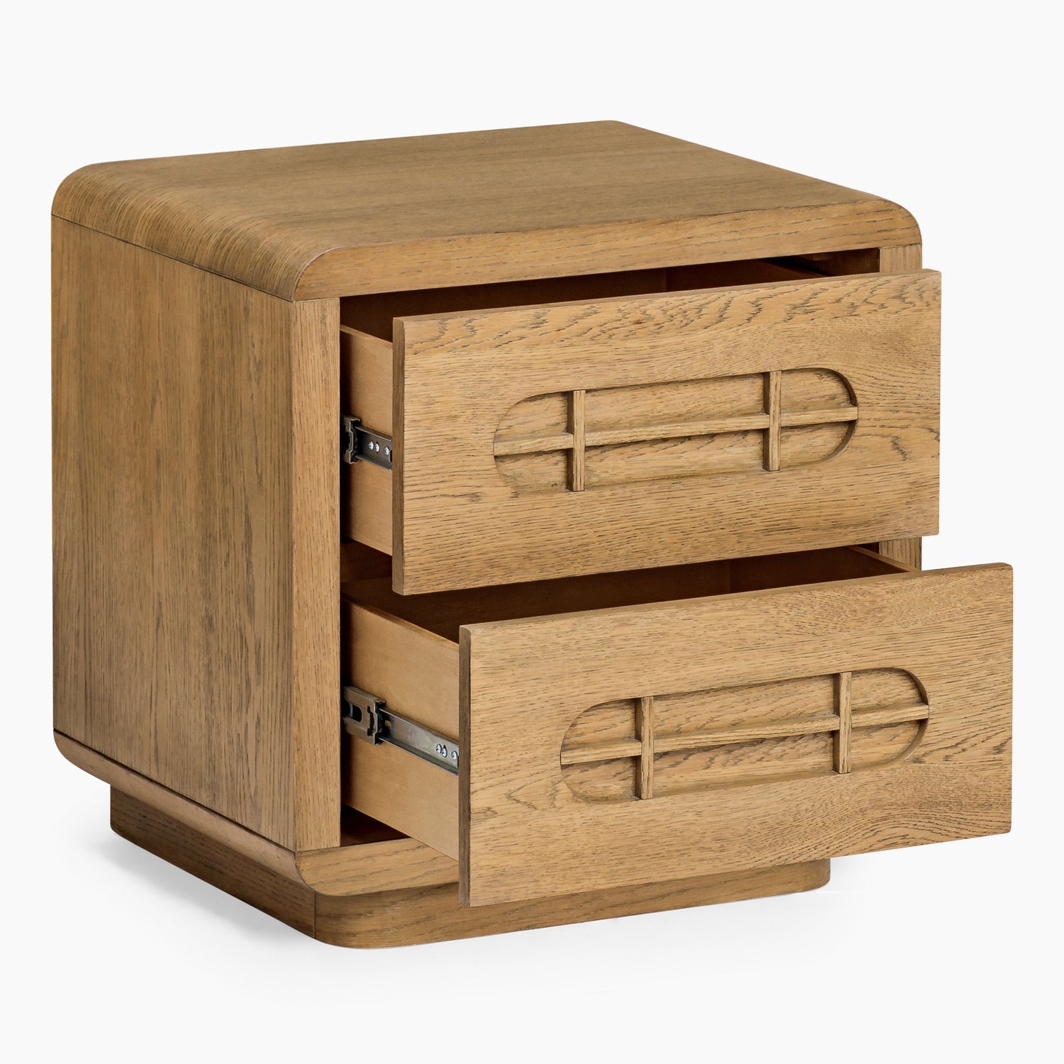 Co. House Designs Jesper Oak Honey Natural Nightstand Set of 2