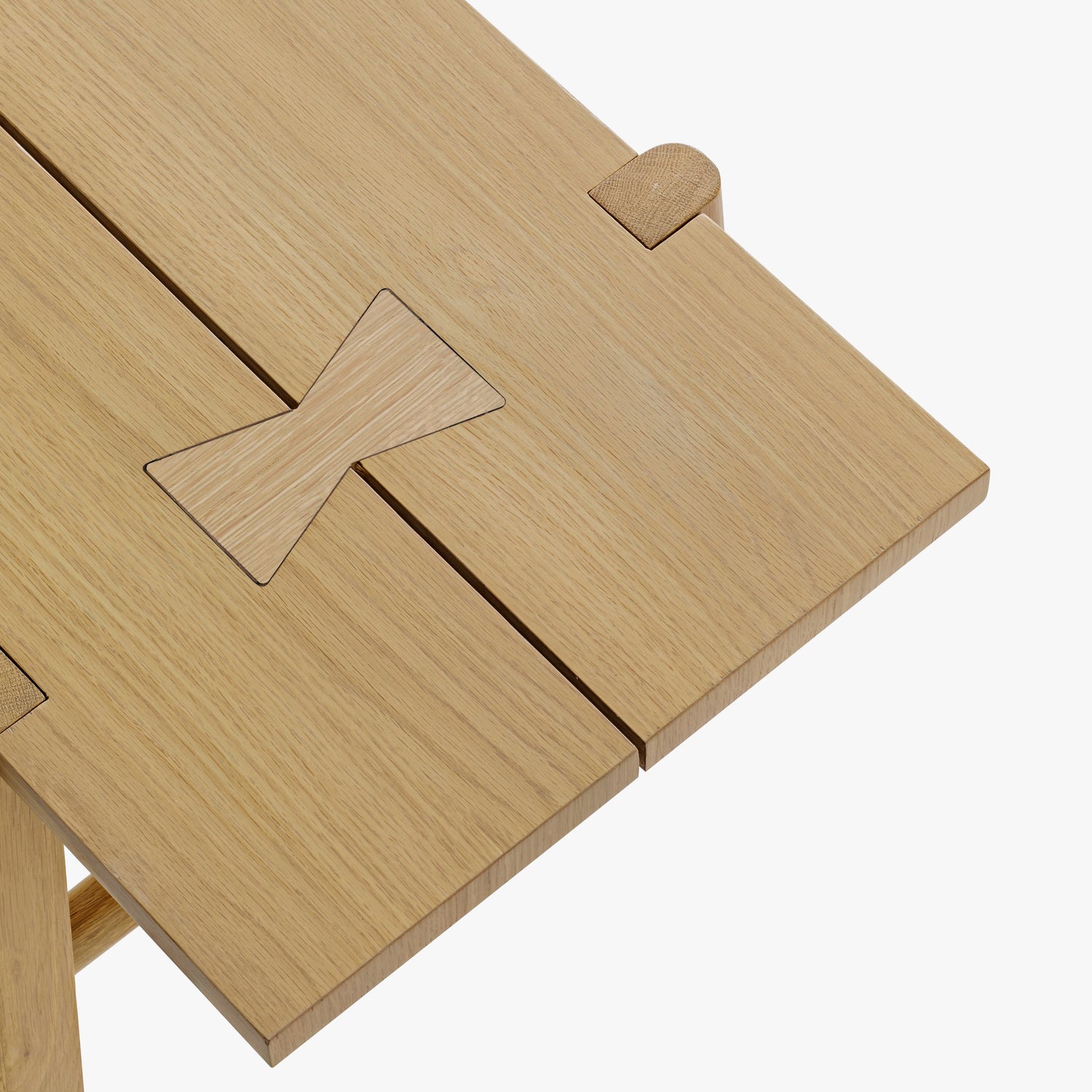 Co. House Designs Kaja Oak Light Natural Dining Bench