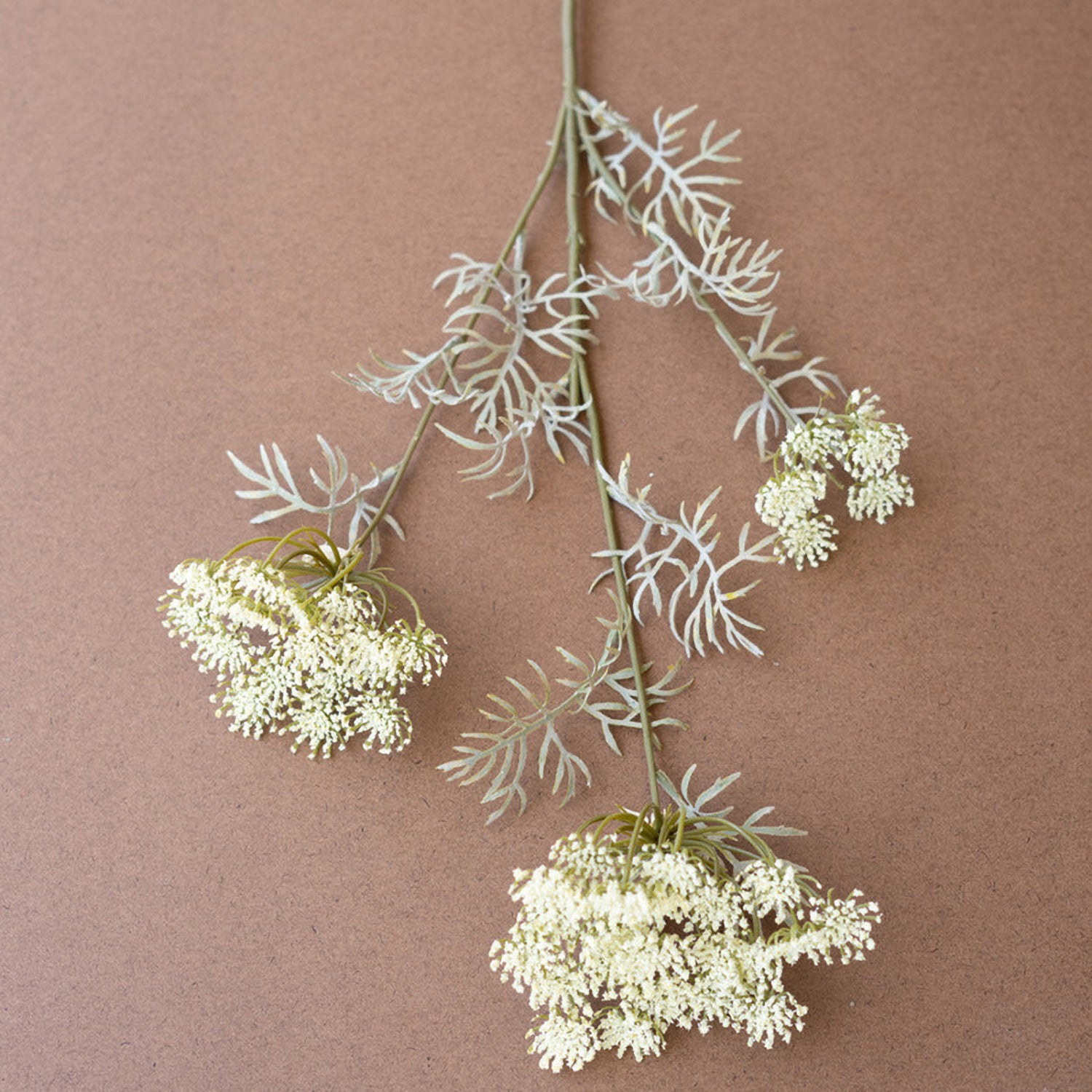 Lace Flower Spray Faux Plant Stem Set of 6