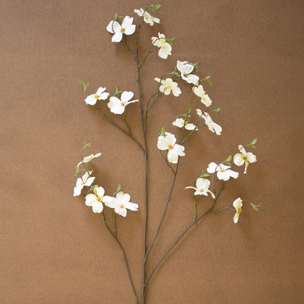 Artificial Dogwood Spray Set of 6