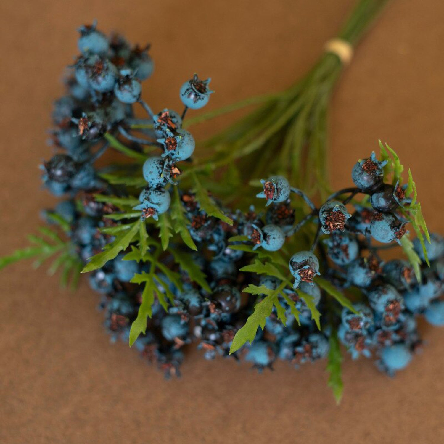 Artificial Blueberry Bundle Set of 6