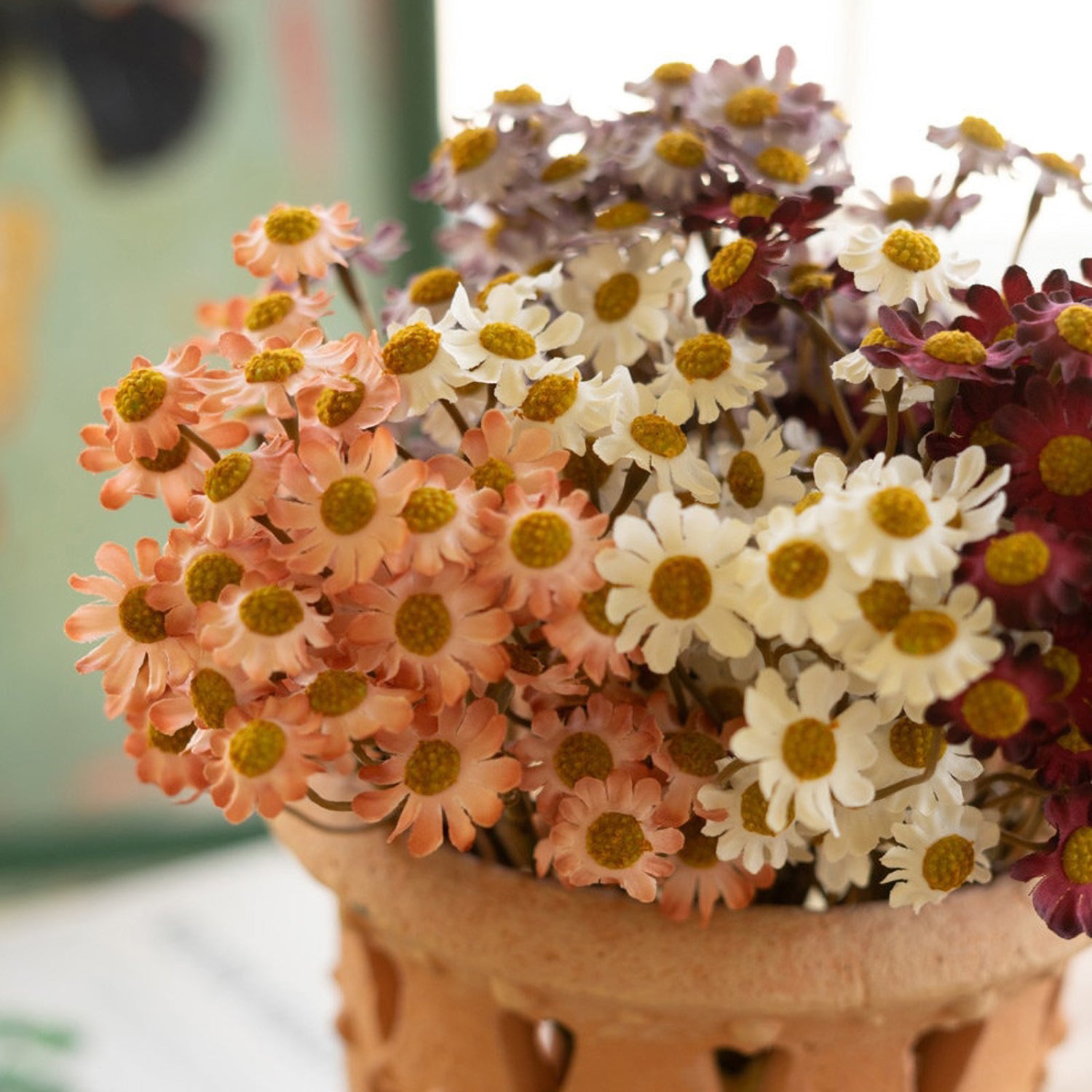 Chamomile Lavender Bundle Faux Plant Stem Set of 6