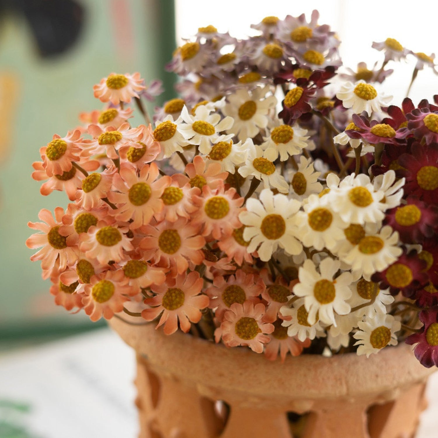 Chamomile Blush Bundle Faux Plant Stem Set of 6