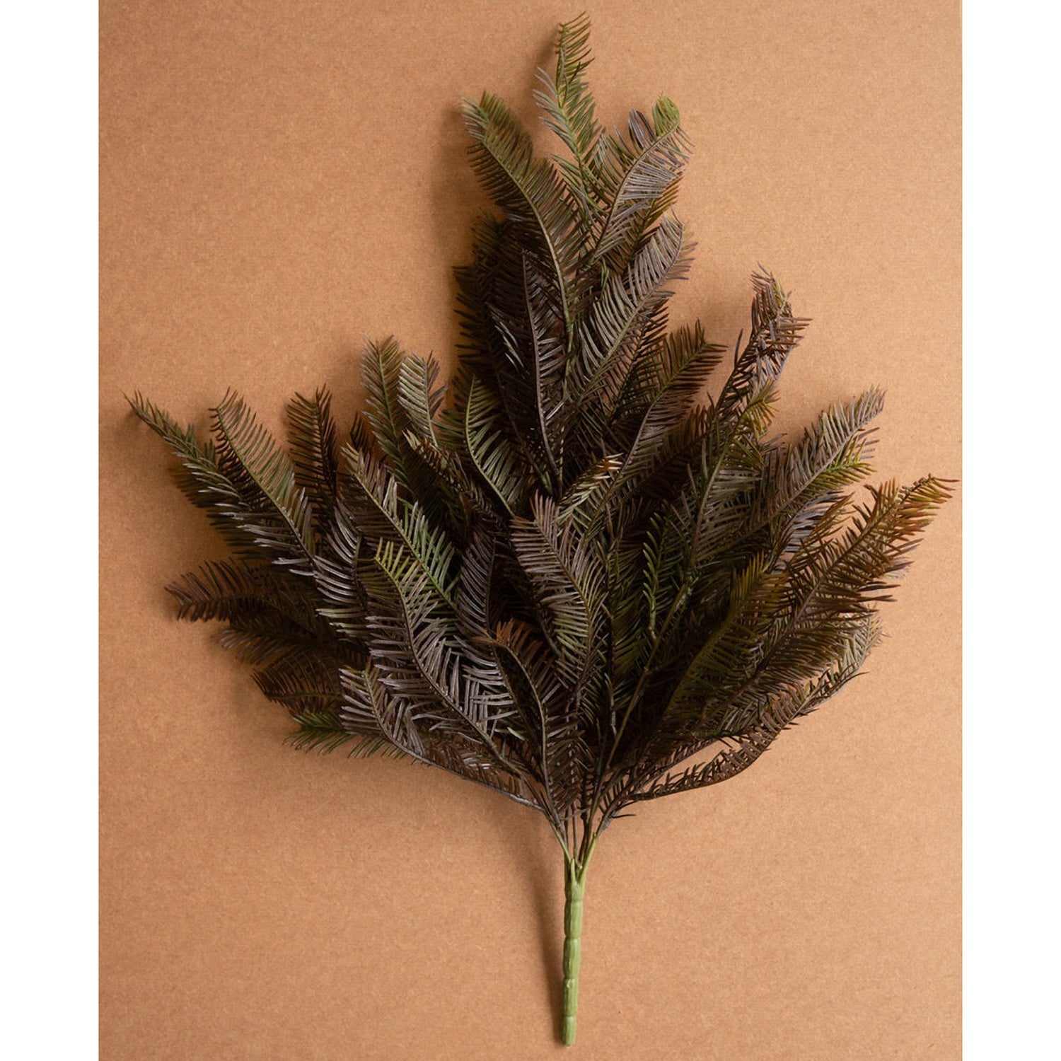Dark Fir Spray Faux Plant Stem Set of 6
