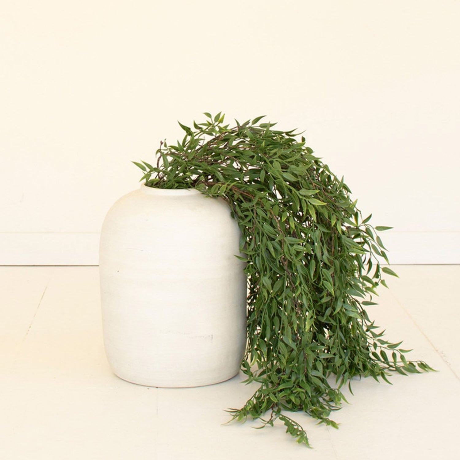Faux Green Leaves Spray Set of 6