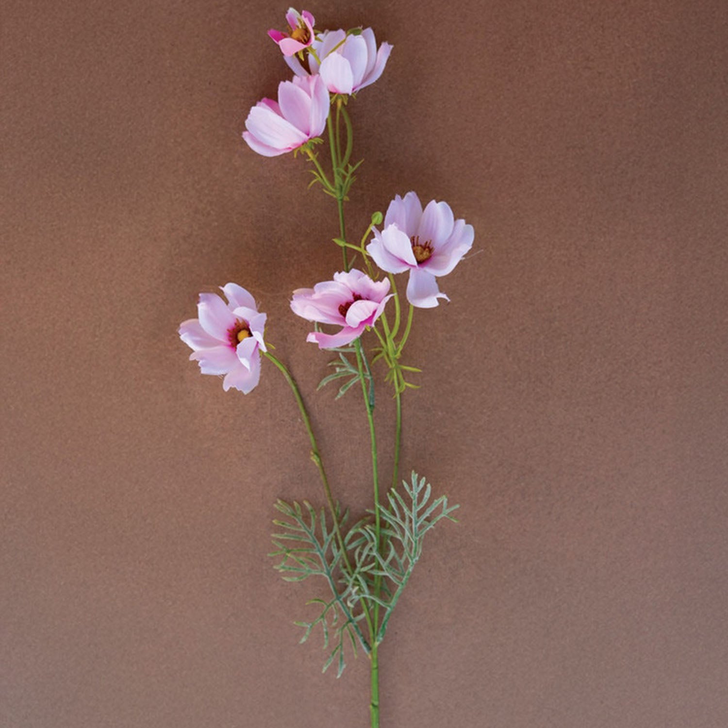 Faux Pink Cosmos Spray Set of 6