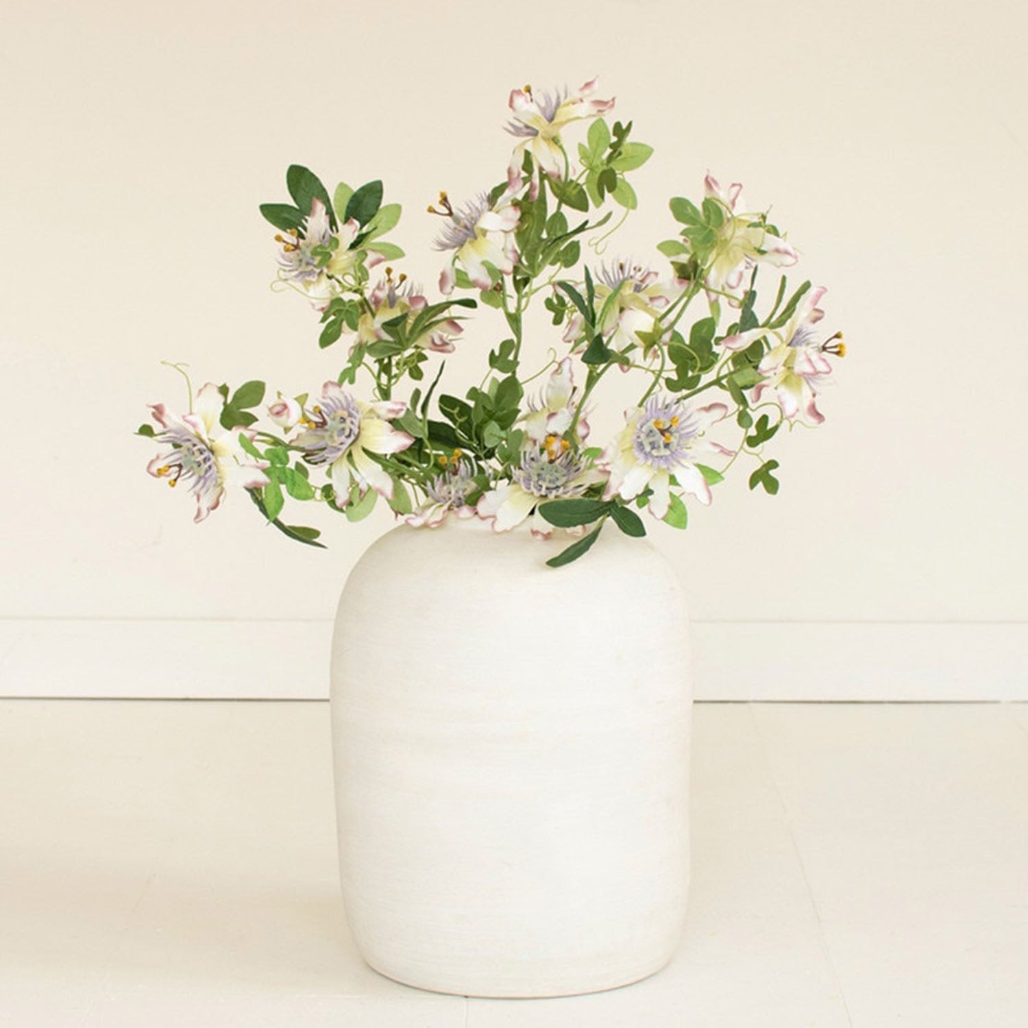 Faux Passion Flower Spray Set of 6