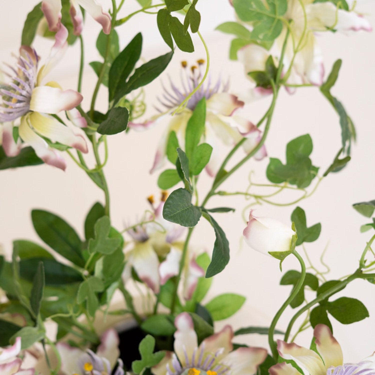 Faux Passion Flower Spray Set of 6