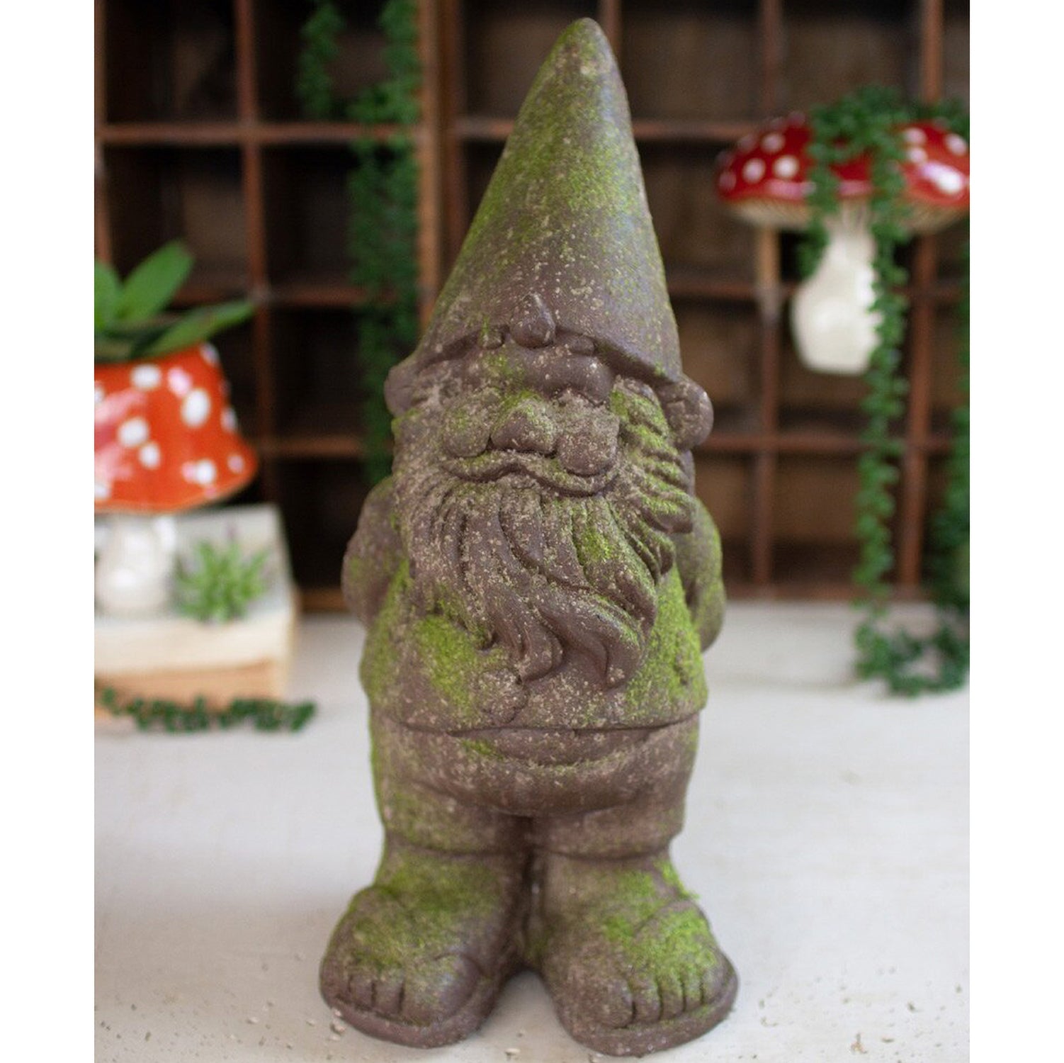 Faux Concrete Gnome