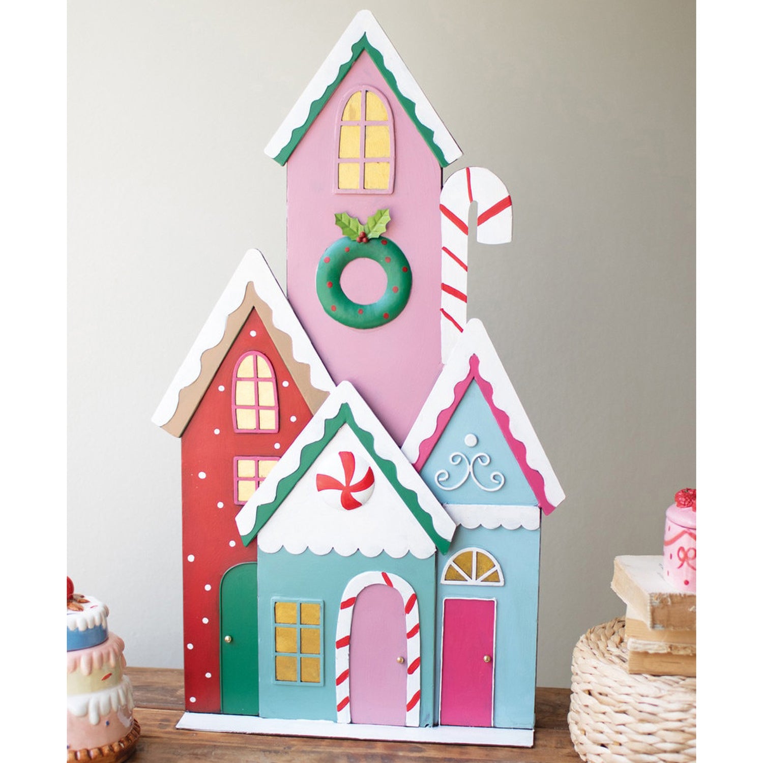 Metal Christmas Village