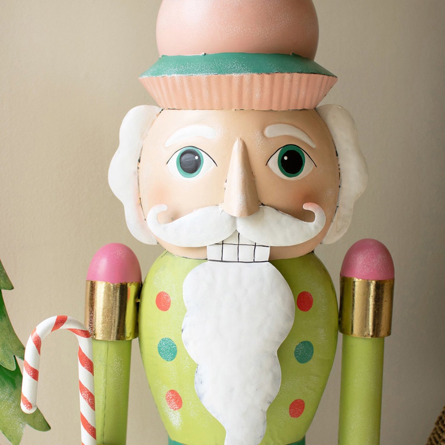Life-Sizepainted Metal Nutcracker Set of 2