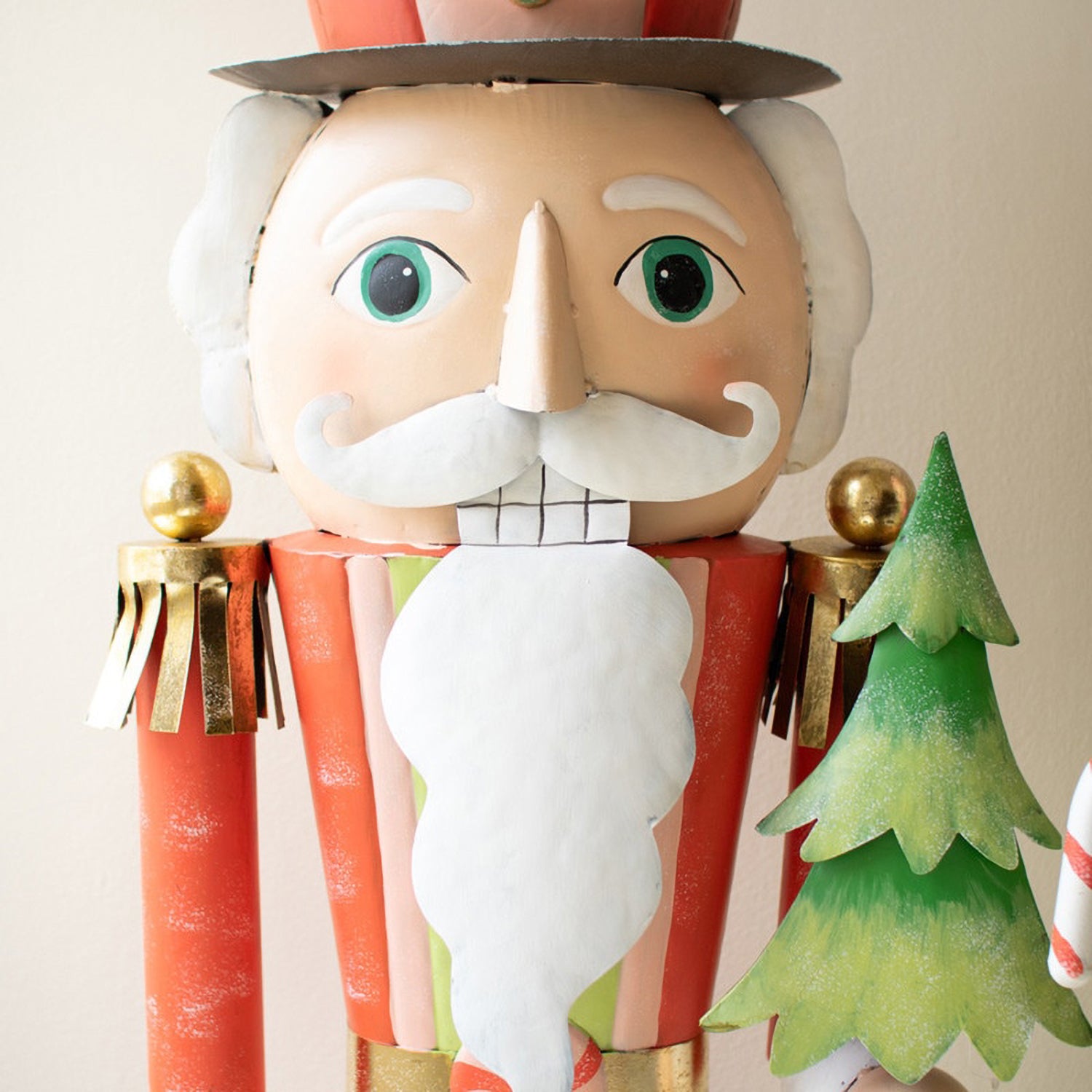 Life-Sizepainted Metal Nutcracker Set of 2