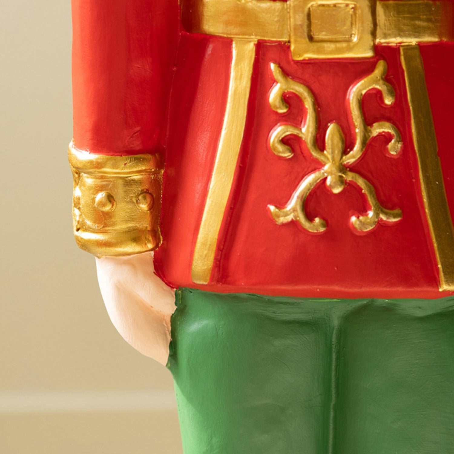 Faux Concrete Christmas Soldier Set of 2