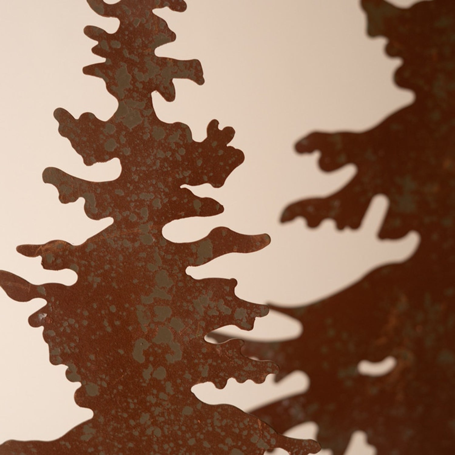 Rustic Metal Christmas Trees and Reindeer Set of 4