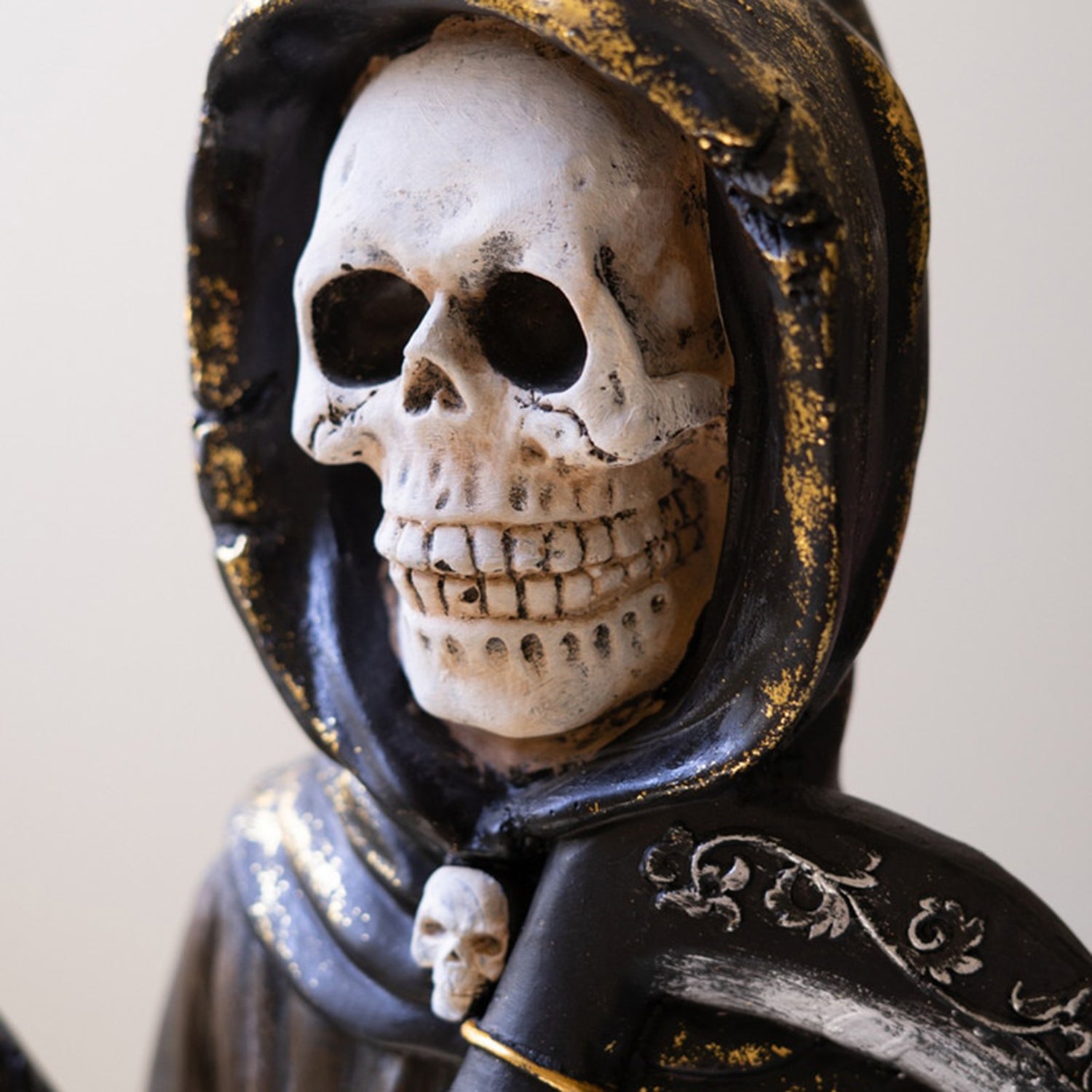 Poly Resin Halloween Grim Reaper Set of 2