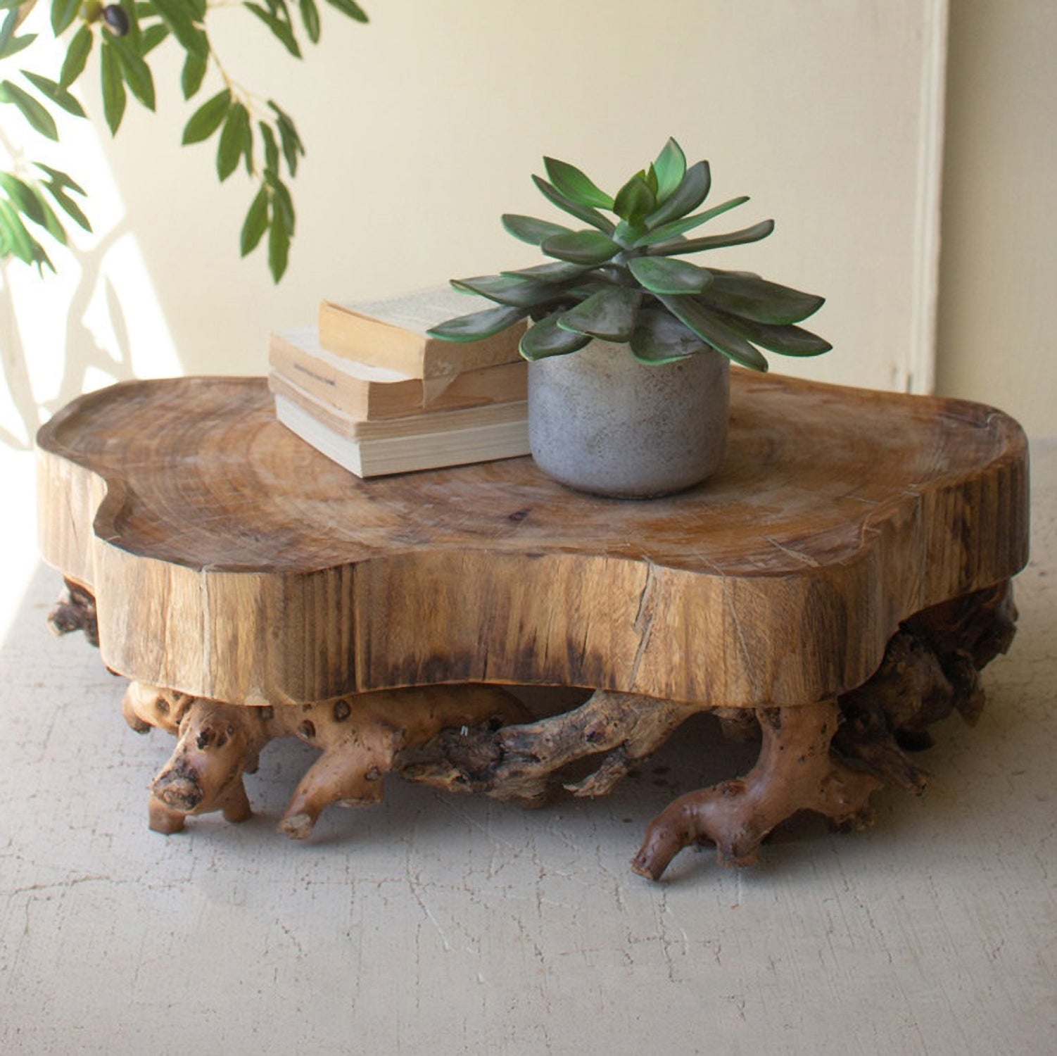 Mulberry Root and Willow Wood Serving Tray