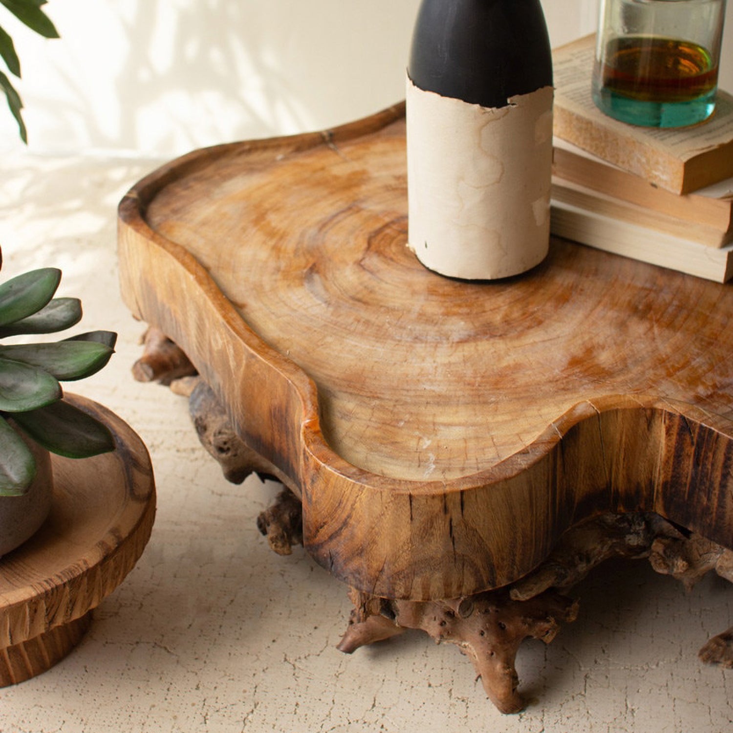 Mulberry Root and Willow Wood Serving Tray