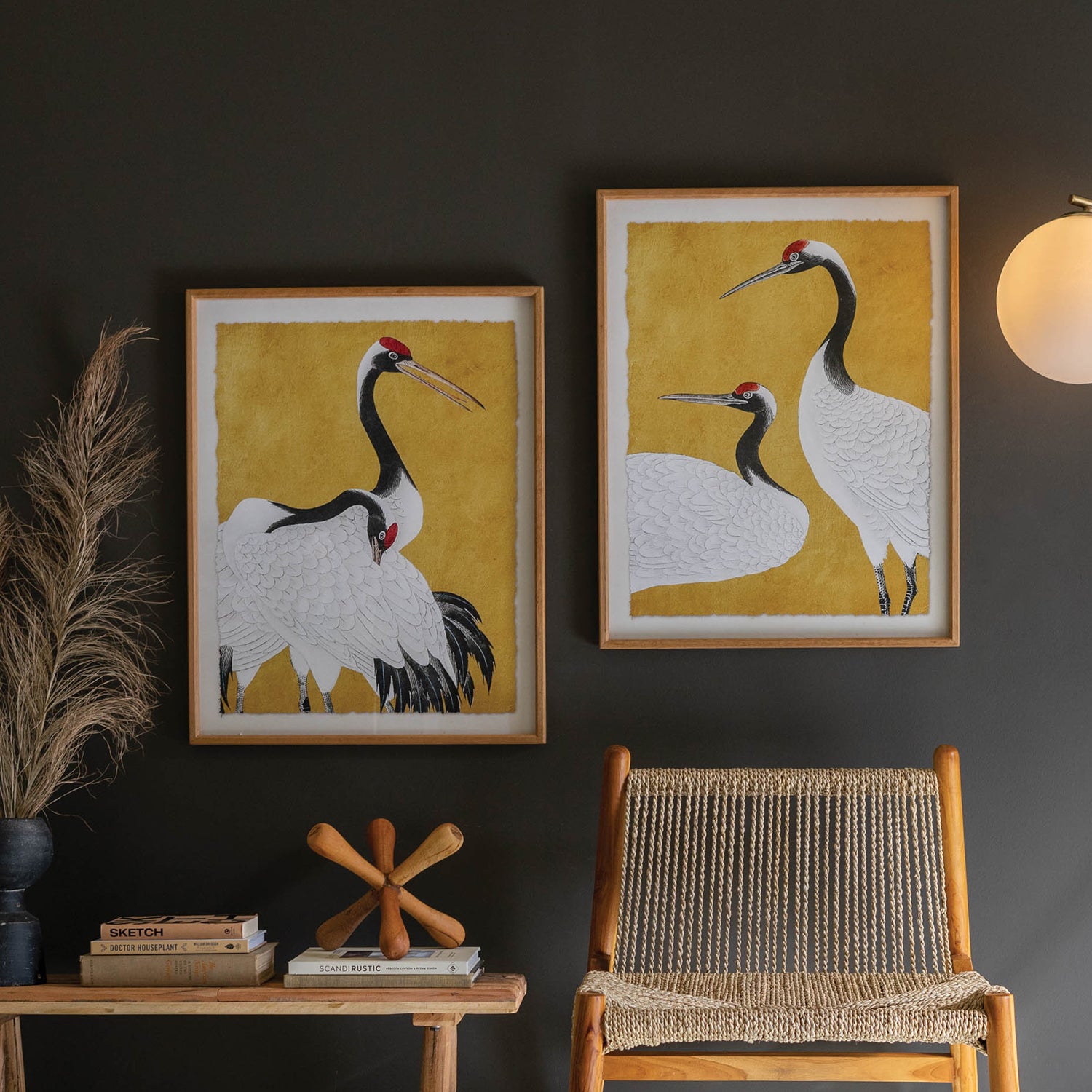 Herons Print Wall Art Set of 2