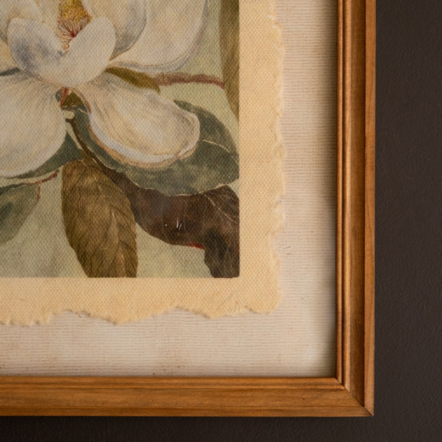Magnolia Framed Print Under Glass Set of 2