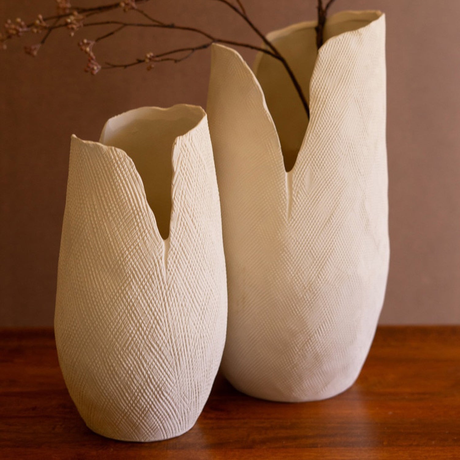 Textured Bloom Flower Vase